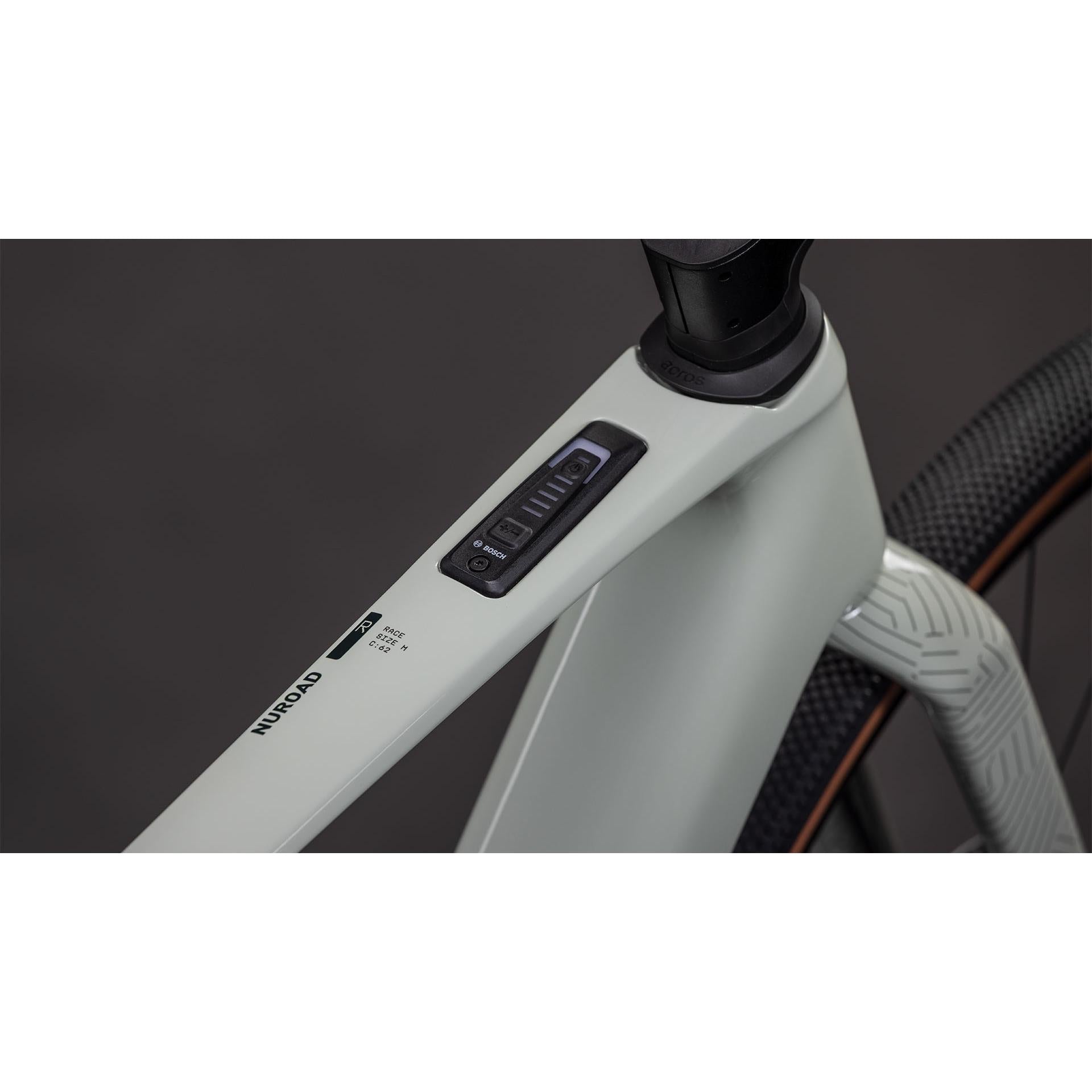 Cube Nuroad Hybrid C62 Race 400X Electric Gravel Bike Reedbeige'n'Black