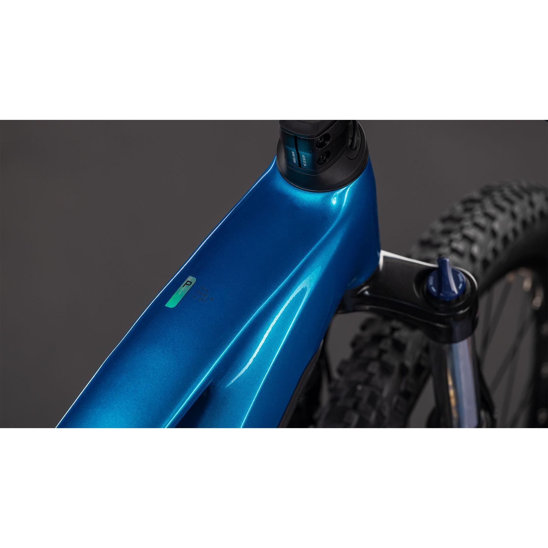 Cube Reaction Hybrid Performance 600 Electric Hardtail Mountain Bike Electricblue'n'Dazzle