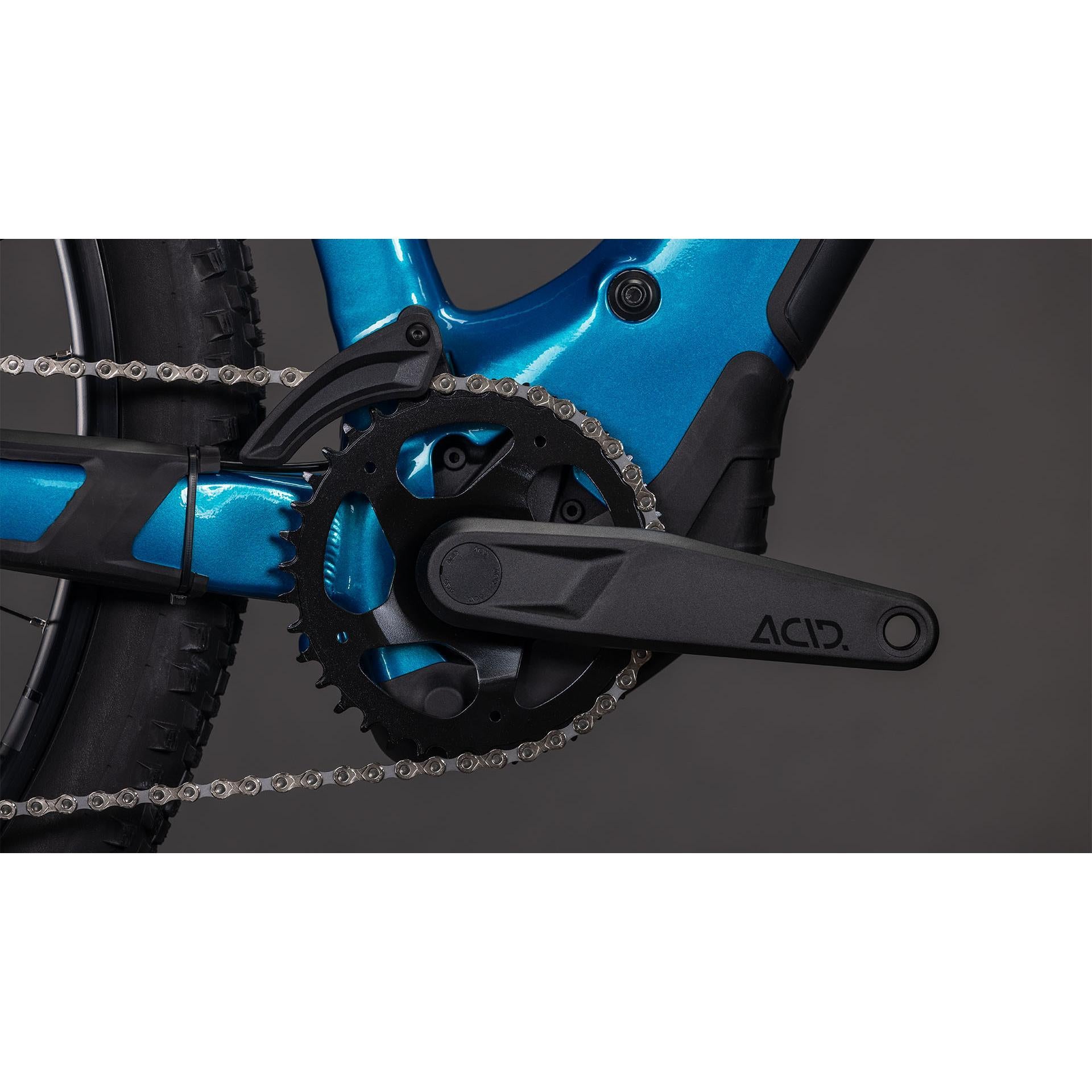 Cube Reaction Hybrid Performance 600 Electric Hardtail Mountain Bike Electricblue'n'Dazzle