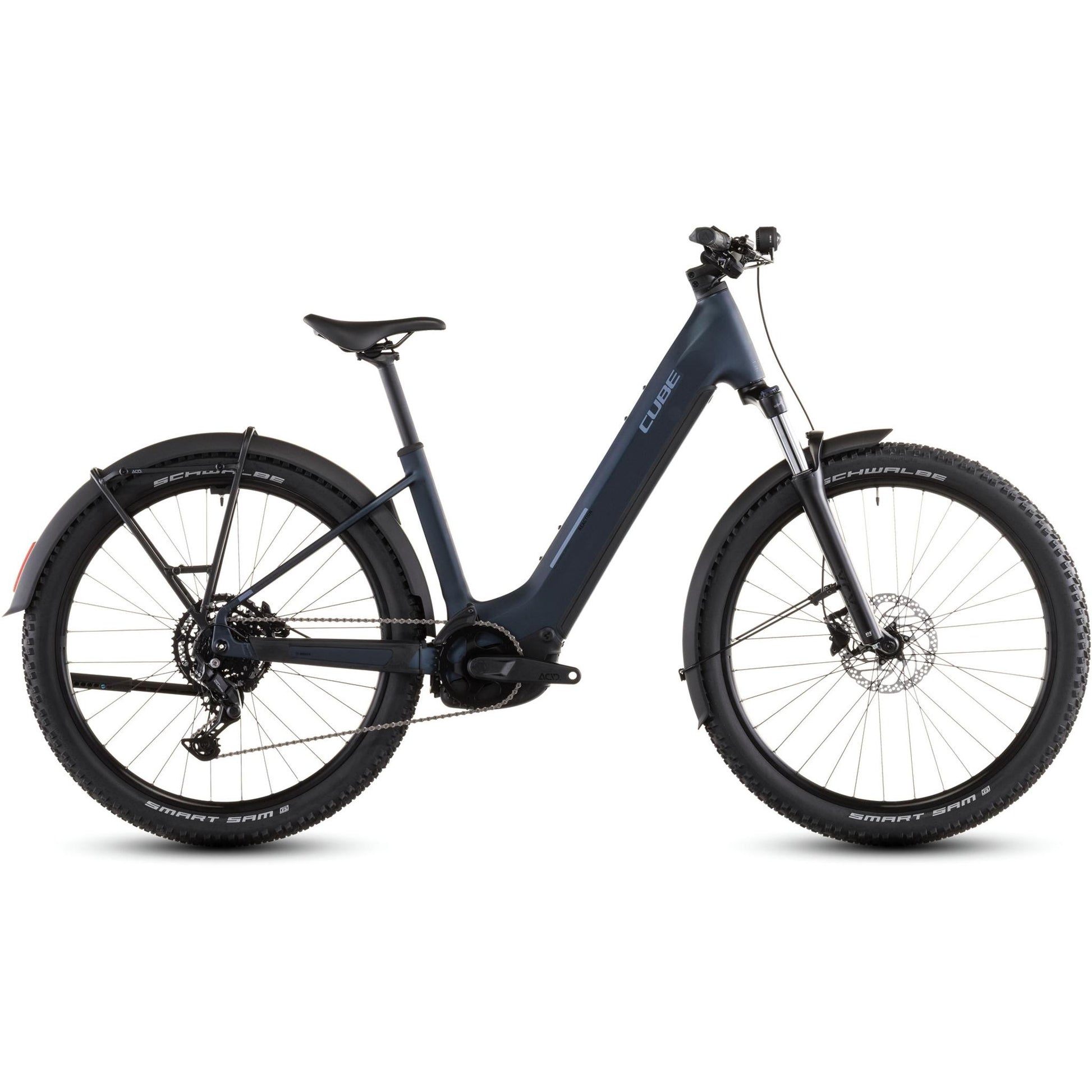 Cube Reaction Hybrid Performance Easy Entry 600 FE Electric Hardtail Mountain Bike Indigoblue'n'Reflex SM