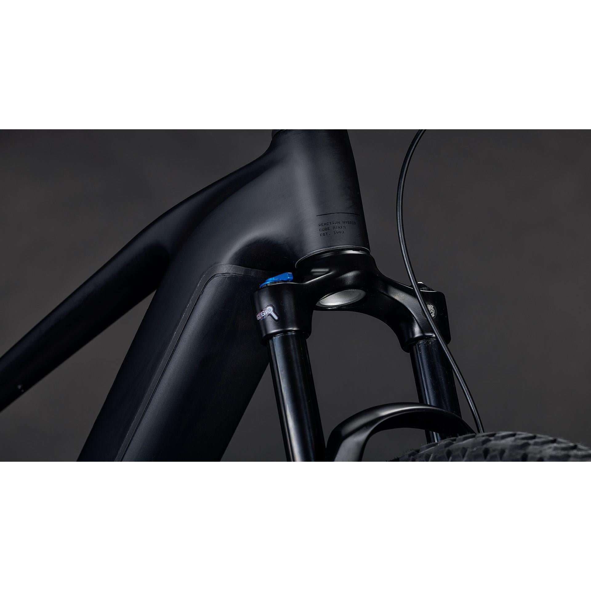 Cube Reaction Hybrid Pro 800 Electric Hardtail Mountain Bike Blackline