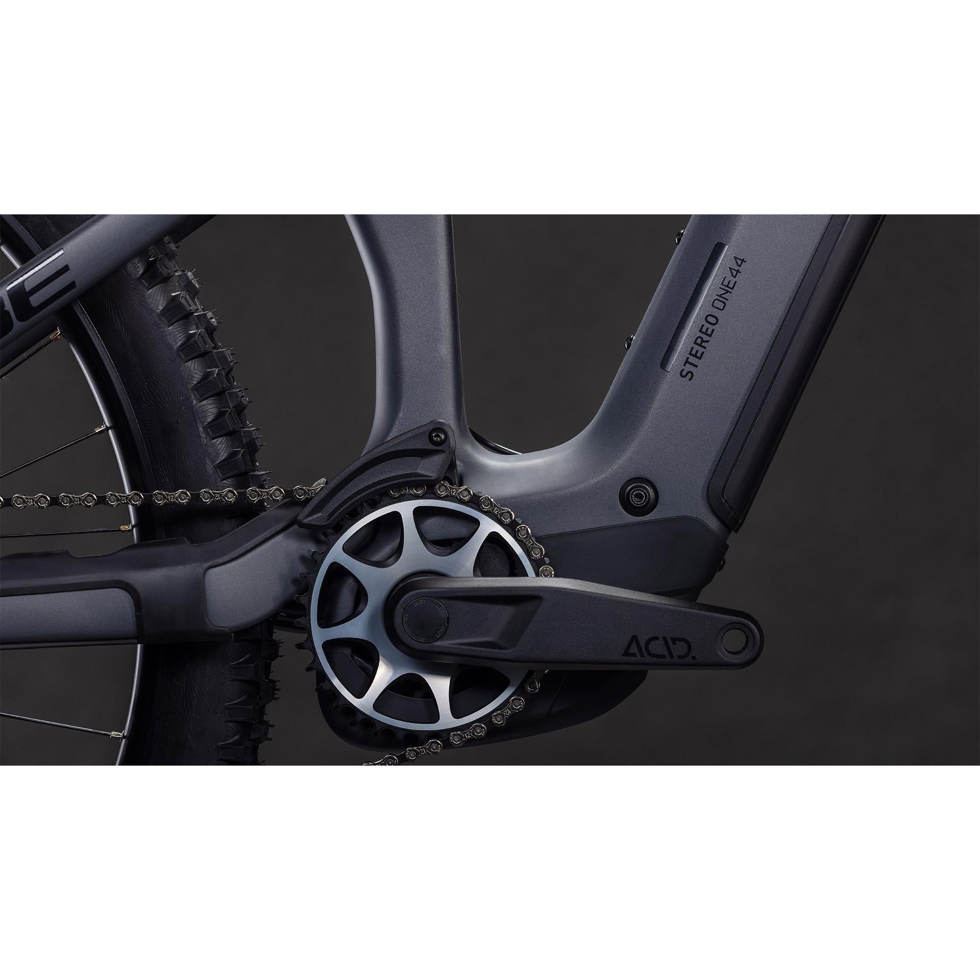 Cube Stereo Hybrid ONE44 HPC SLX 800 Electric Trail Bike Slabgrey'n'Orange