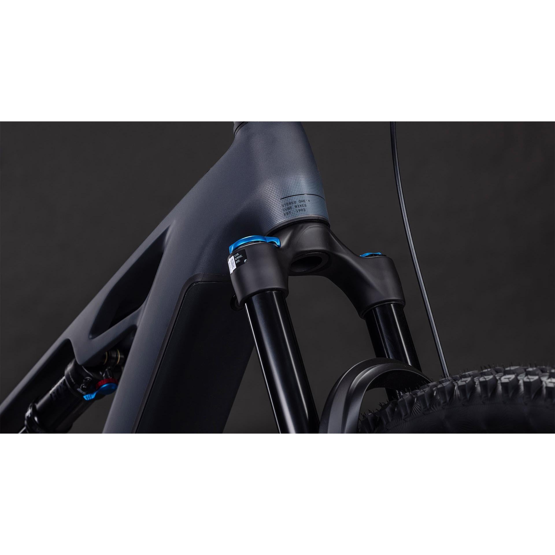 Cube Stereo Hybrid ONE44 HPC SLX 800 Electric Trail Bike Slabgrey'n'Orange