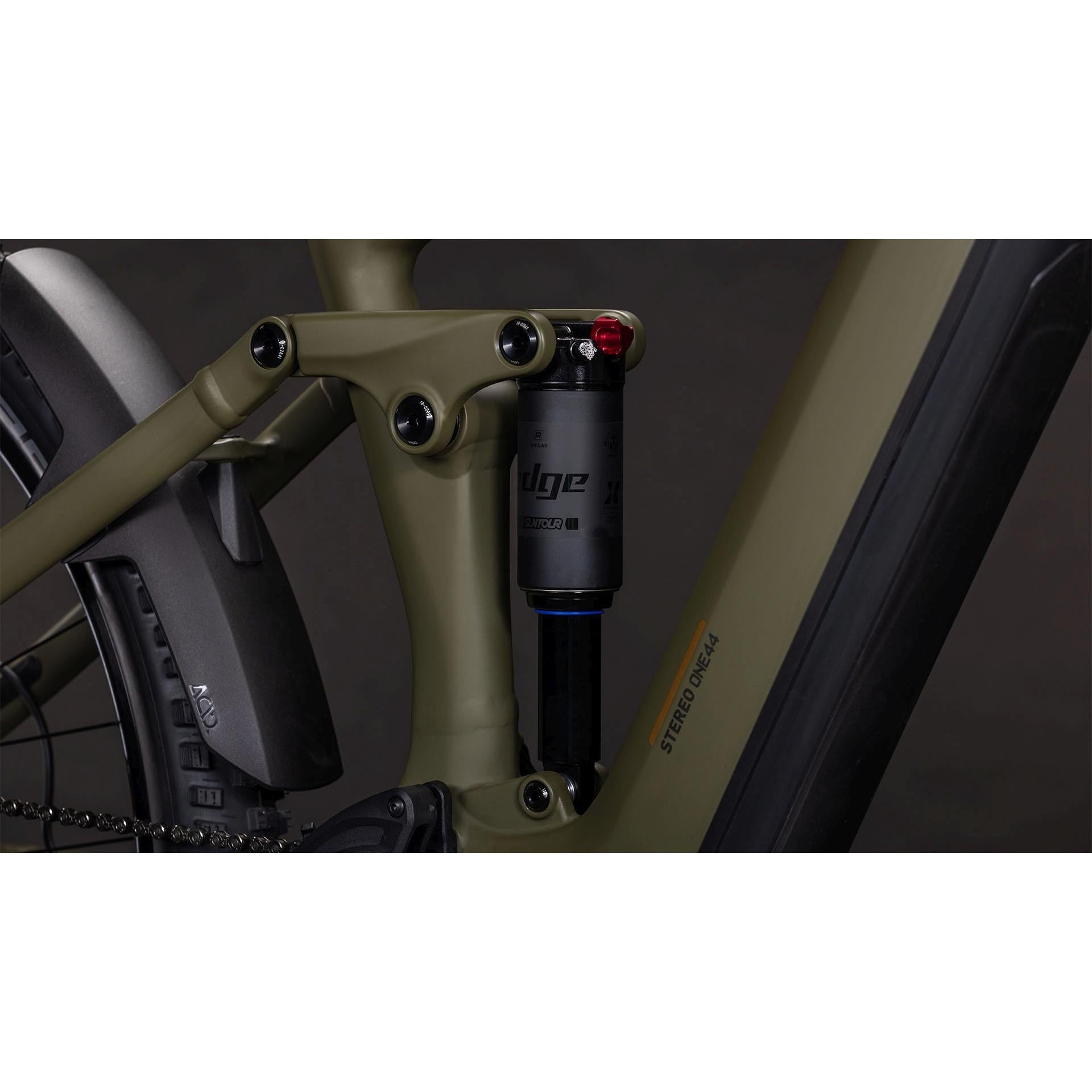 Cube Stereo Hybrid ONE44 Pro 800 Electric Trail Bike Dustyolive'n'Gold