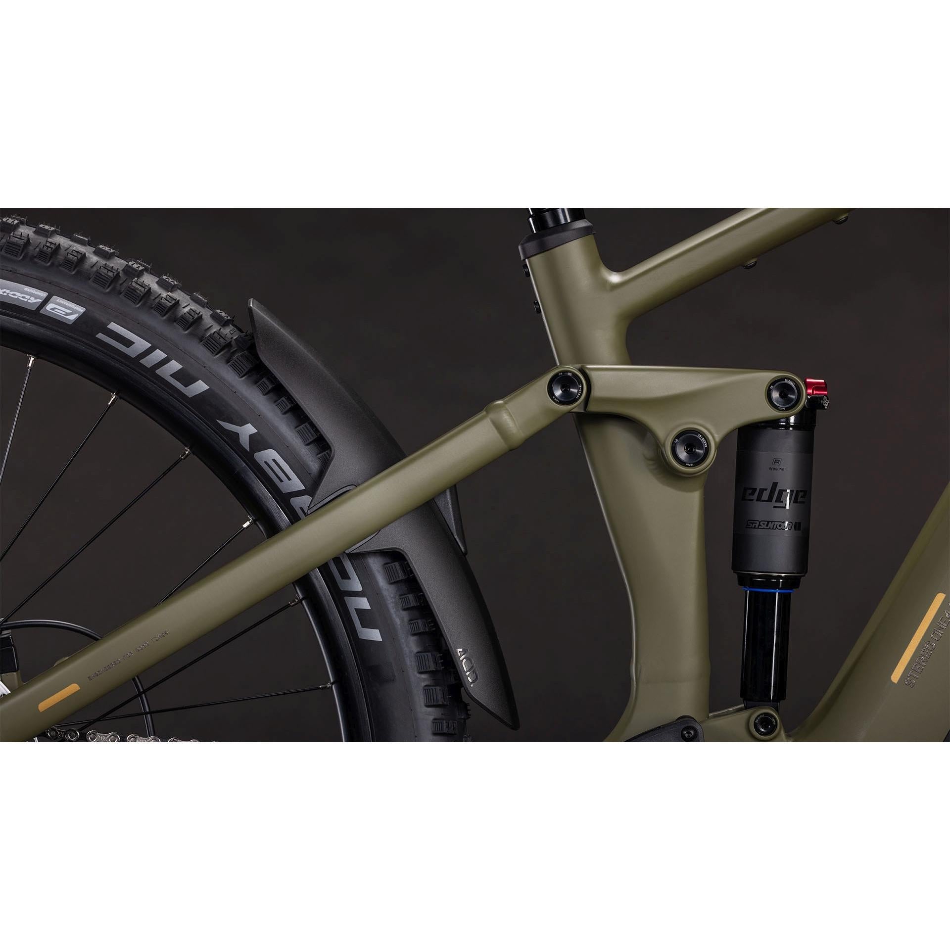 Cube Stereo Hybrid ONE44 Pro 800 Electric Trail Bike Dustyolive'n'Gold