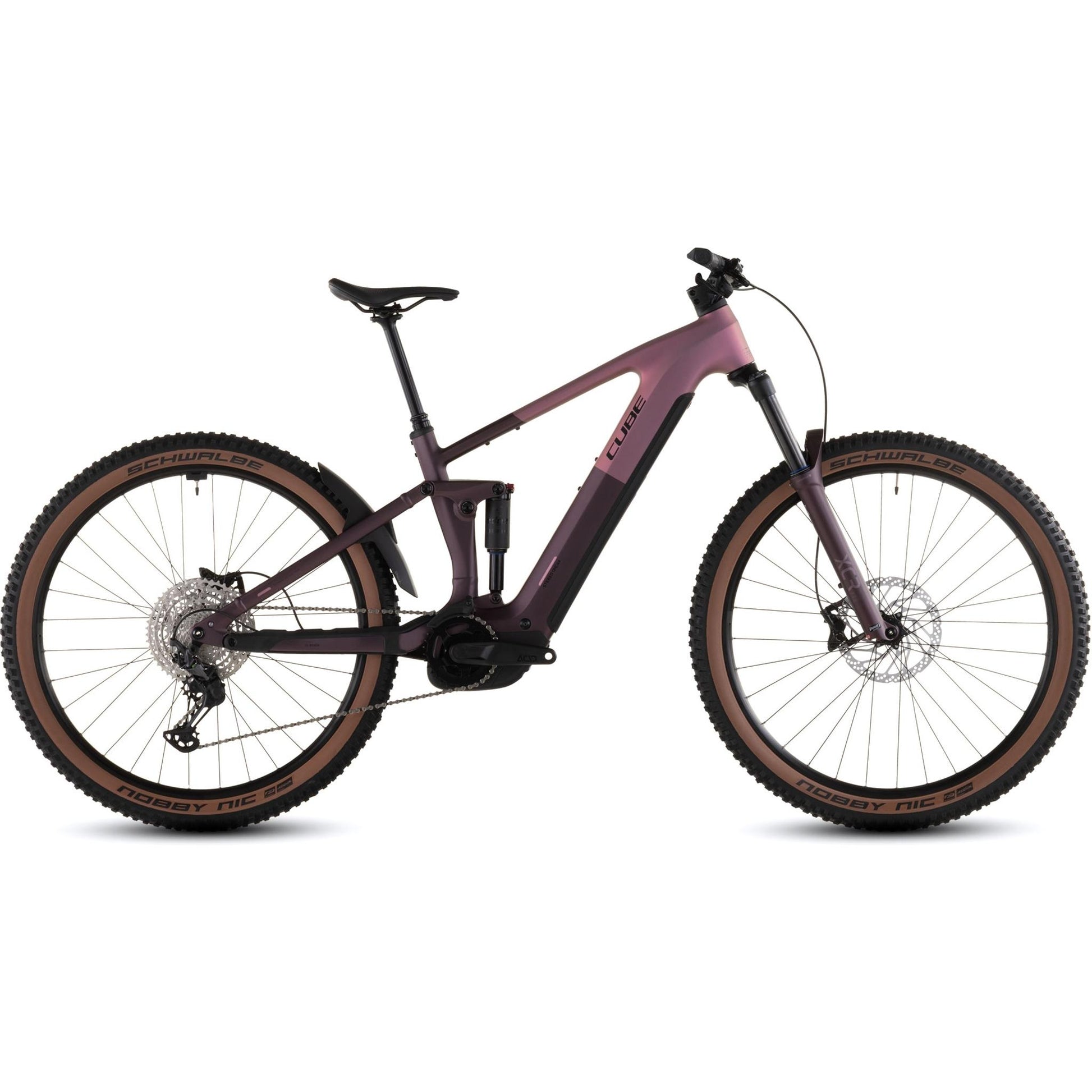 Cube Stereo Hybrid ONE44 Pro 800 Electric Trail Bike Shiftblush'n'Rais – 99 Bikes