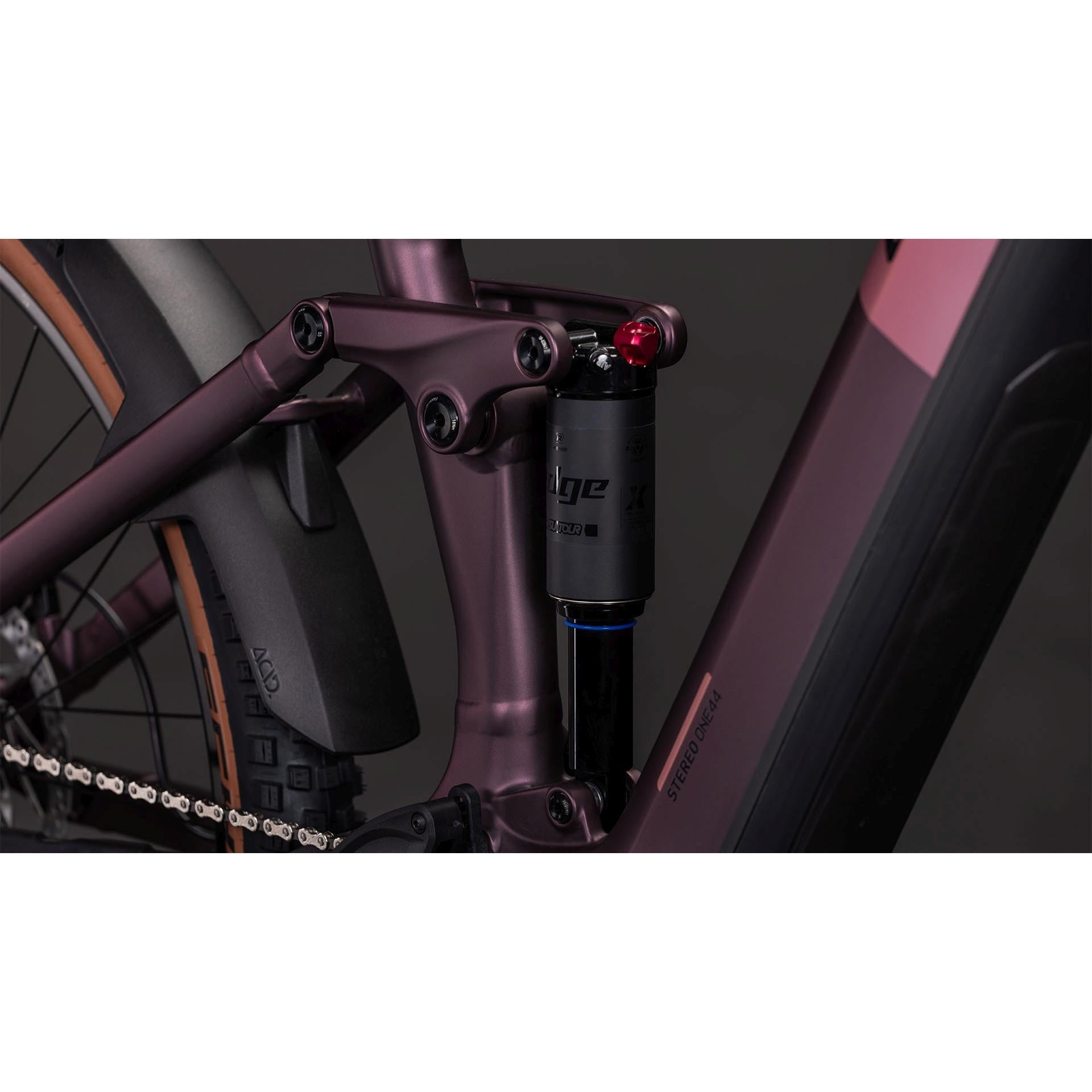 Cube Stereo Hybrid ONE44 Pro 800 Electric Trail Bike Shiftblush'n'Raisin