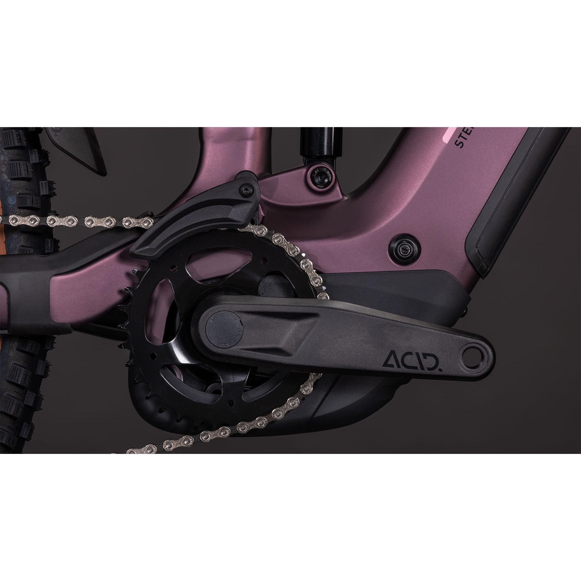 cube e bike 900 watt Cube Stereo Hybrid ONE44 Pro 800 Electric Trail Bike Shiftblush'n'Raisin SM