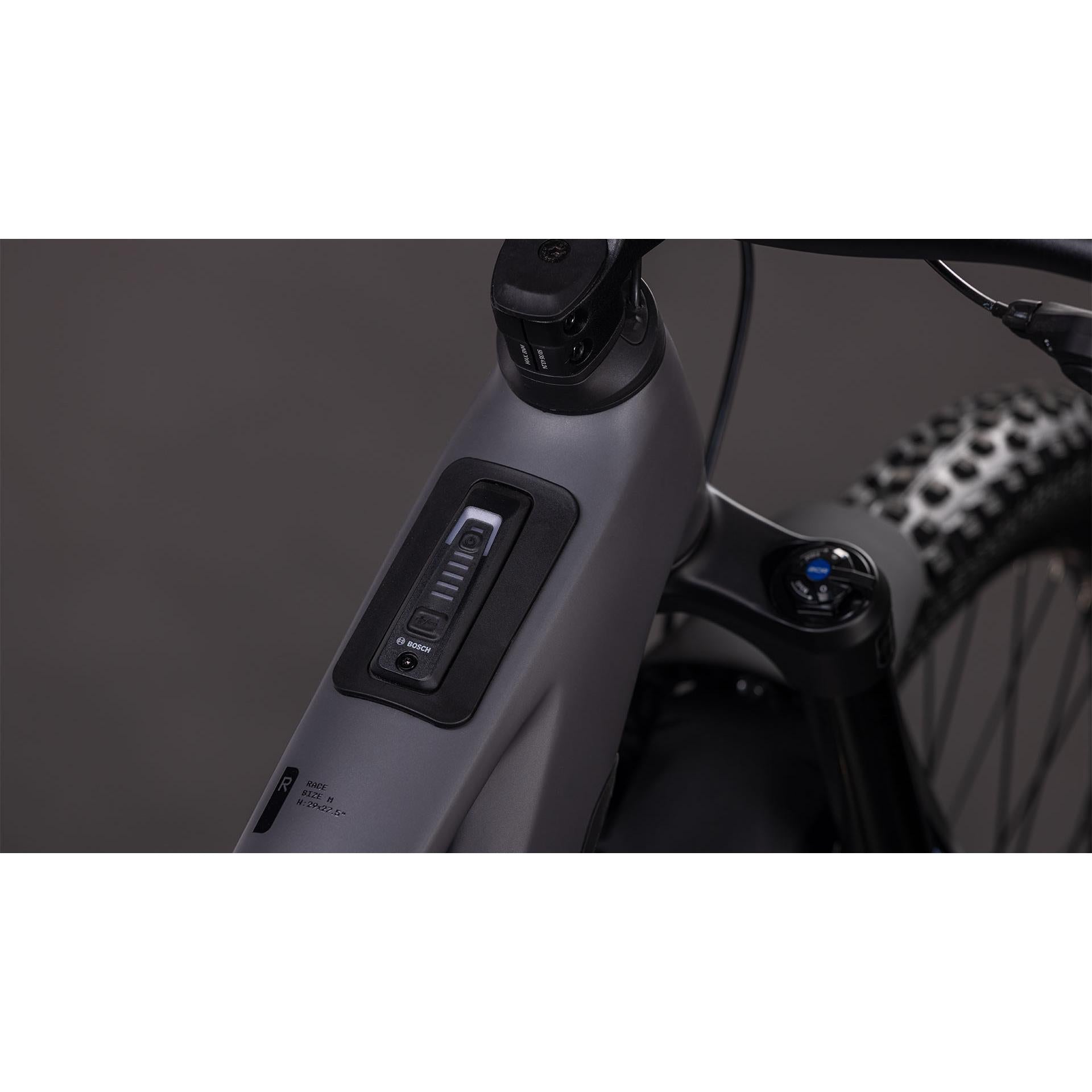 Cube Stereo Hybrid ONE77 HPC Race 800 Electric Enduro Bike Irongrey'n'black