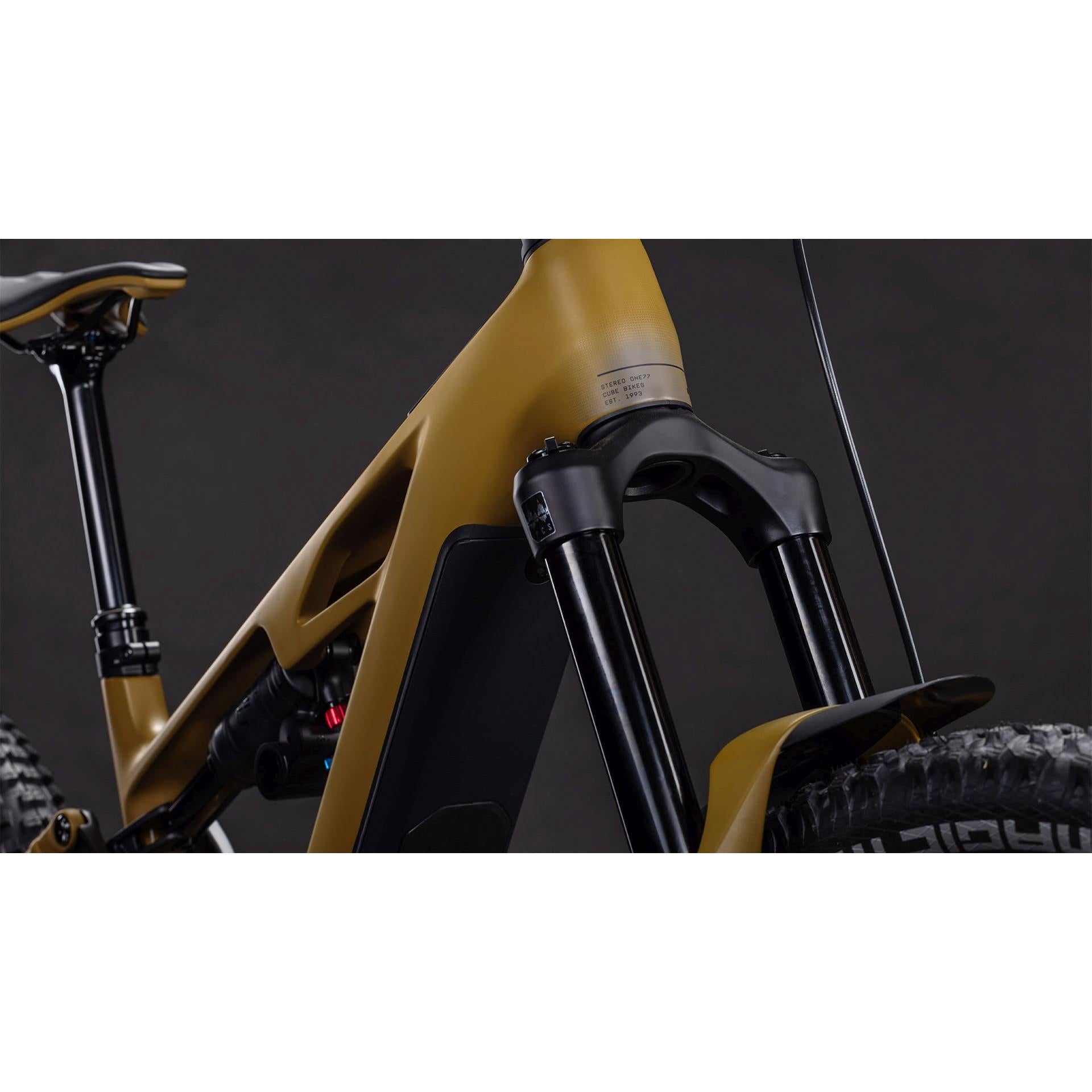 Cube Stereo Hybrid ONE77 HPC Race 800 Electric Enduro Bike Willowgreen'n'Black