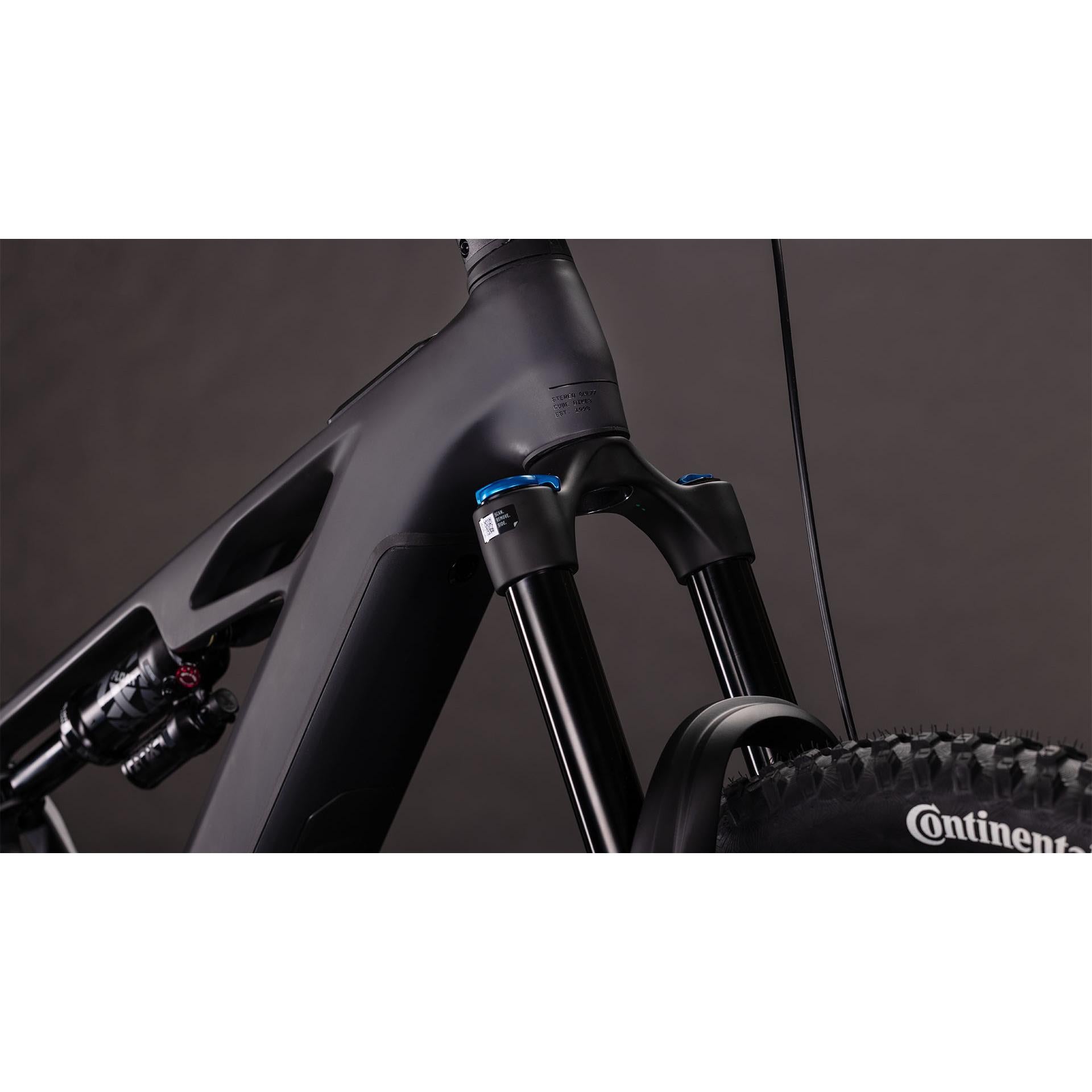 stereo hybrid slx Cube Stereo Hybrid ONE77 HPC SLX 800 Electric Enduro Bike Blackline – 99 Bikes