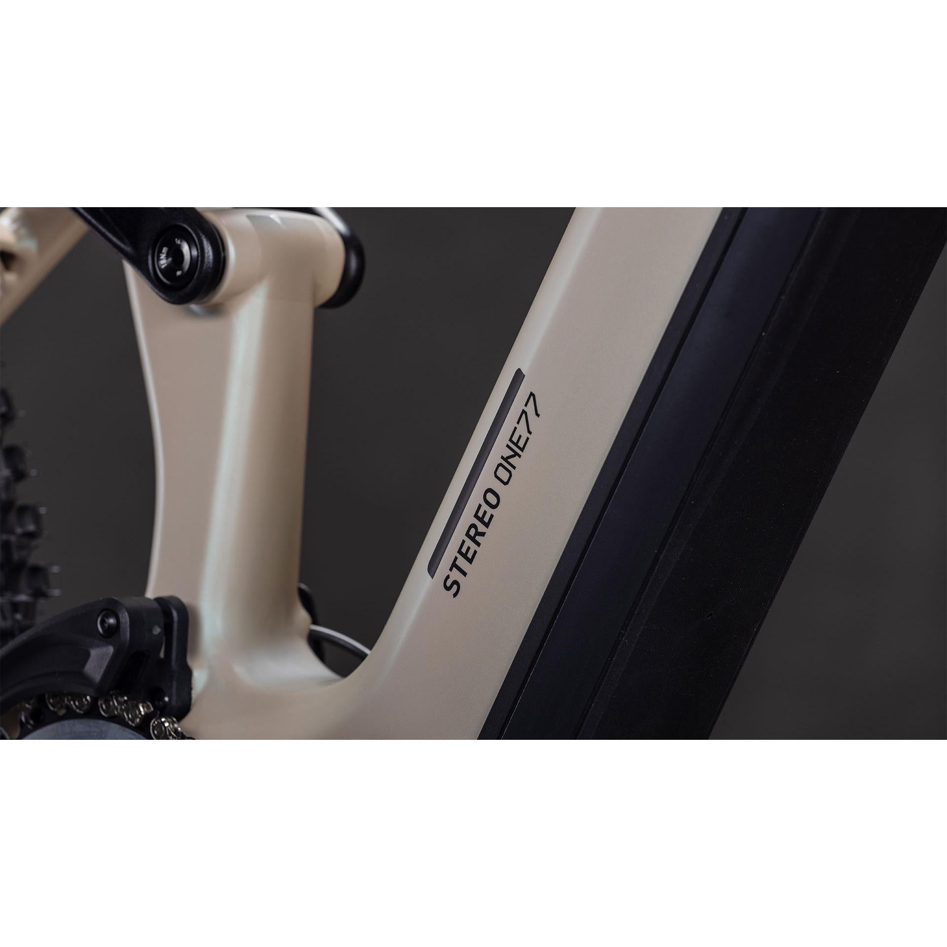 Cube Stereo Hybrid ONE77 HPC SLX 800 Electric Enduro Bike Glintsand'n'Black