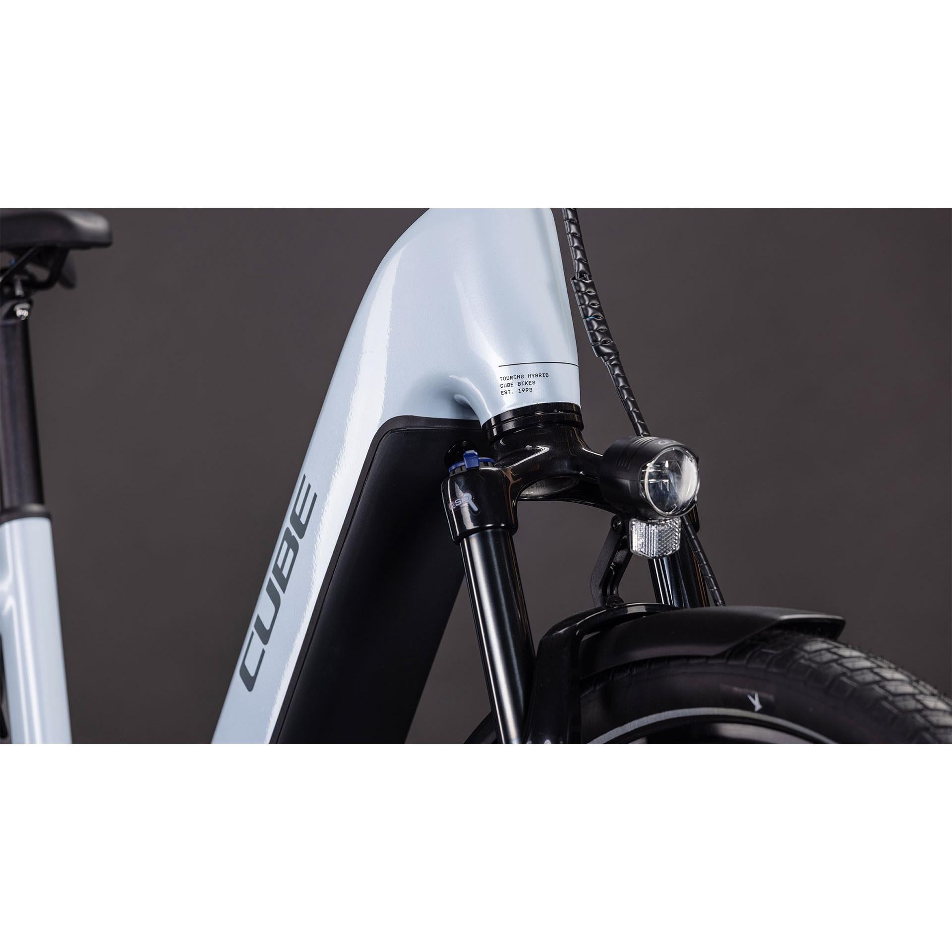 Cube Touring Hybrid ONE Easy Entry 600 Electric Hybrid Bike Glacier'n'Reflex