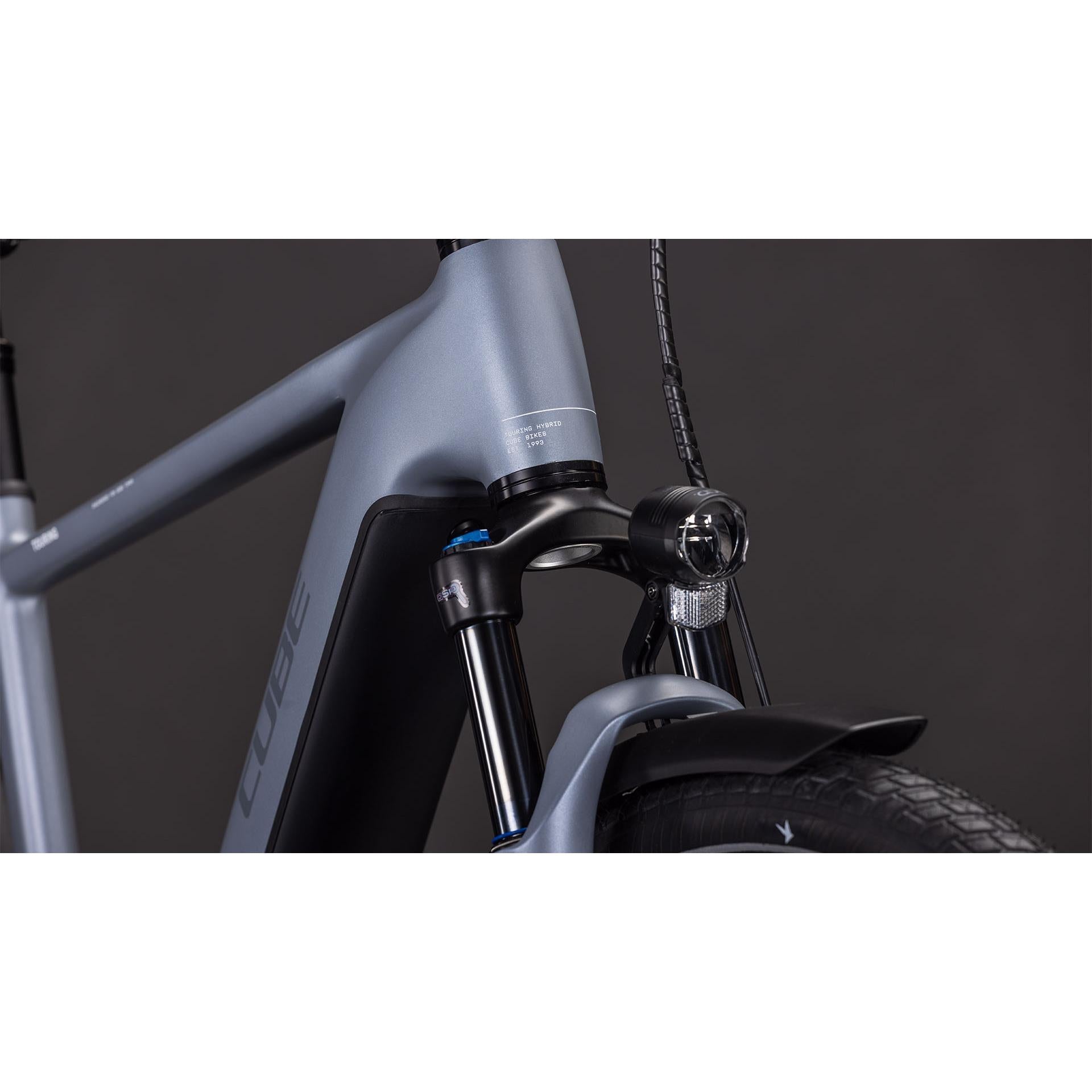 Cube Touring Hybrid Pro 800 Electric Hybrid Bike Pearlgrey'n'Grey