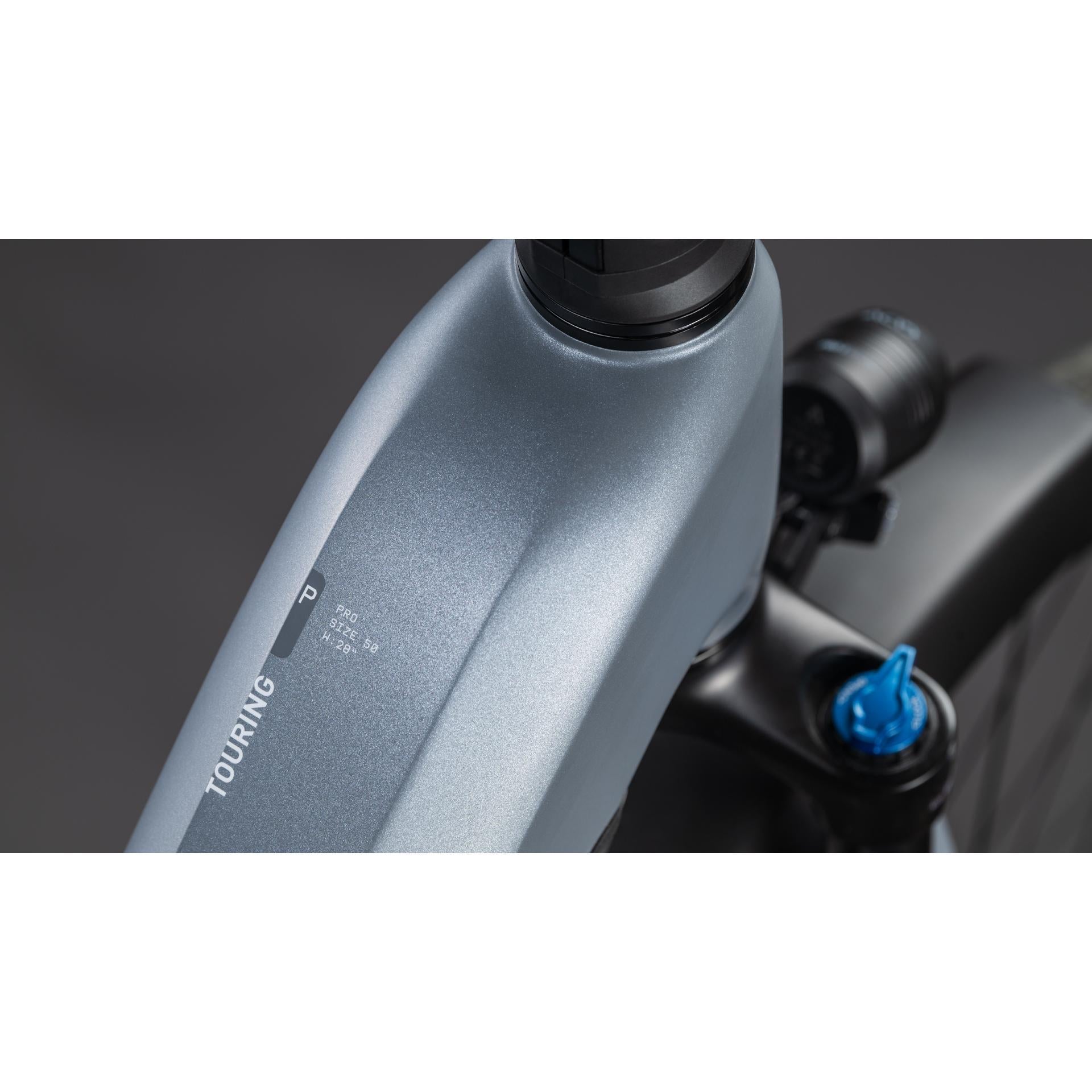 Cube Touring Hybrid Pro Easy Entry 800 Electric Hybrid Bike Pearlgrey'n'Grey