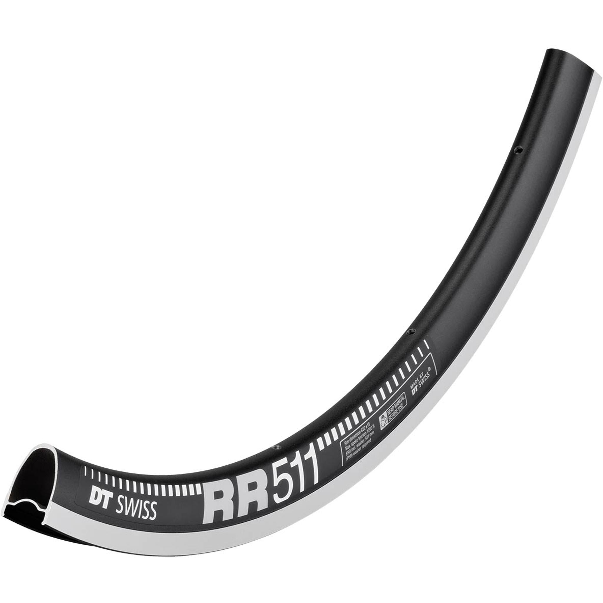 DT Swiss RR 511 Road Rim 700c Black 32H
