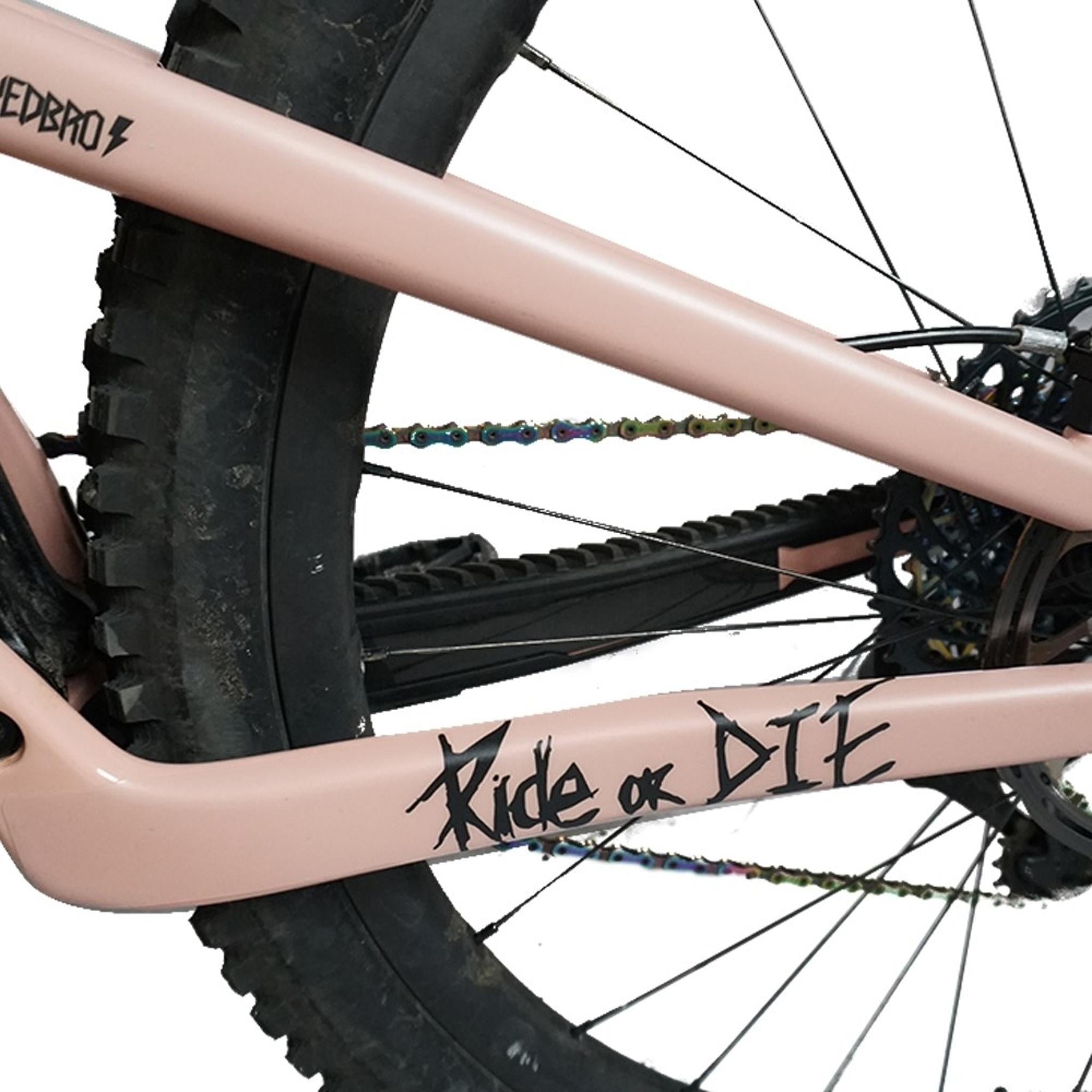 DYEDBRO Ride or Die Frame Protection Clear/Black