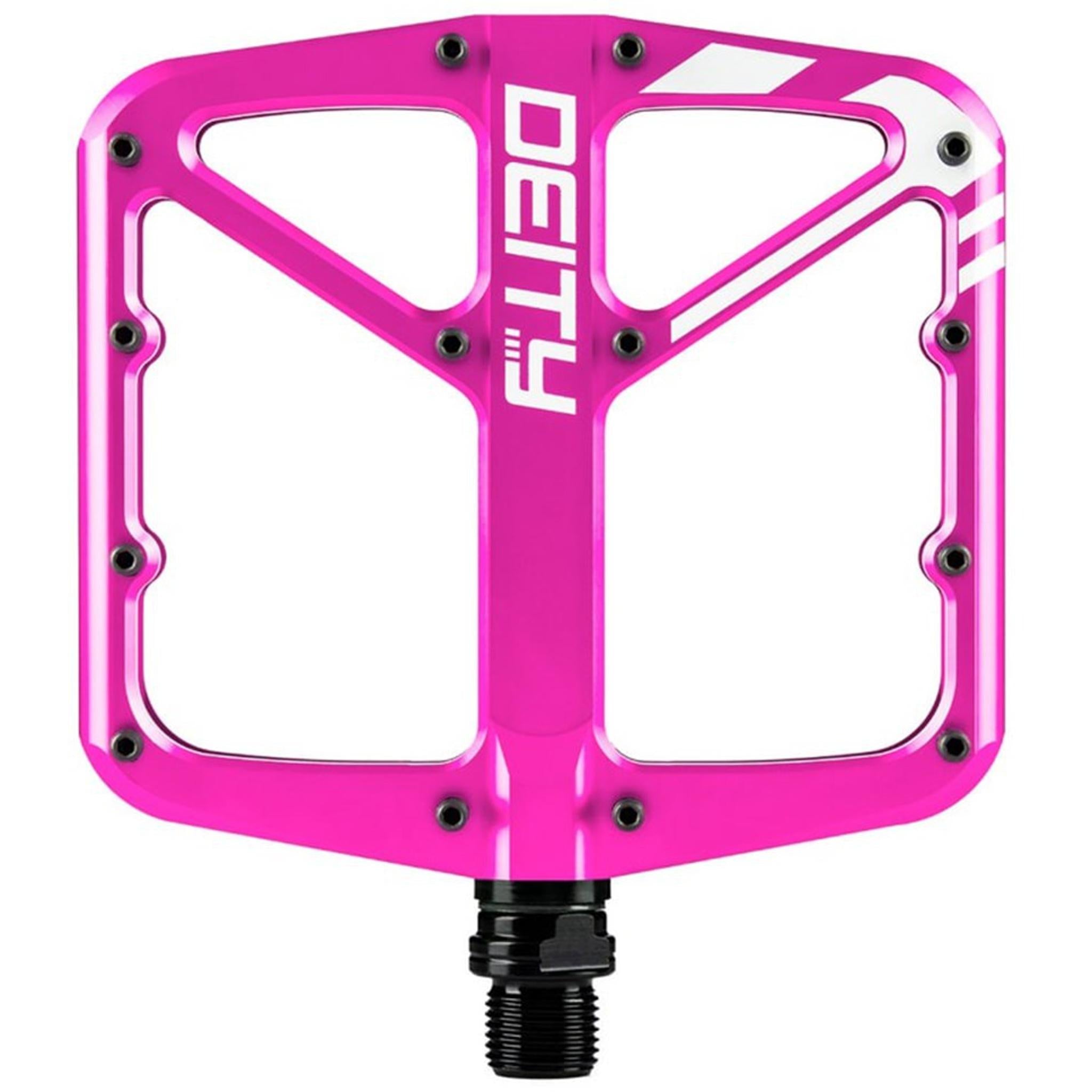 Deity Flat MTB Alloy Pedals 113x105mm Supervillain Pink