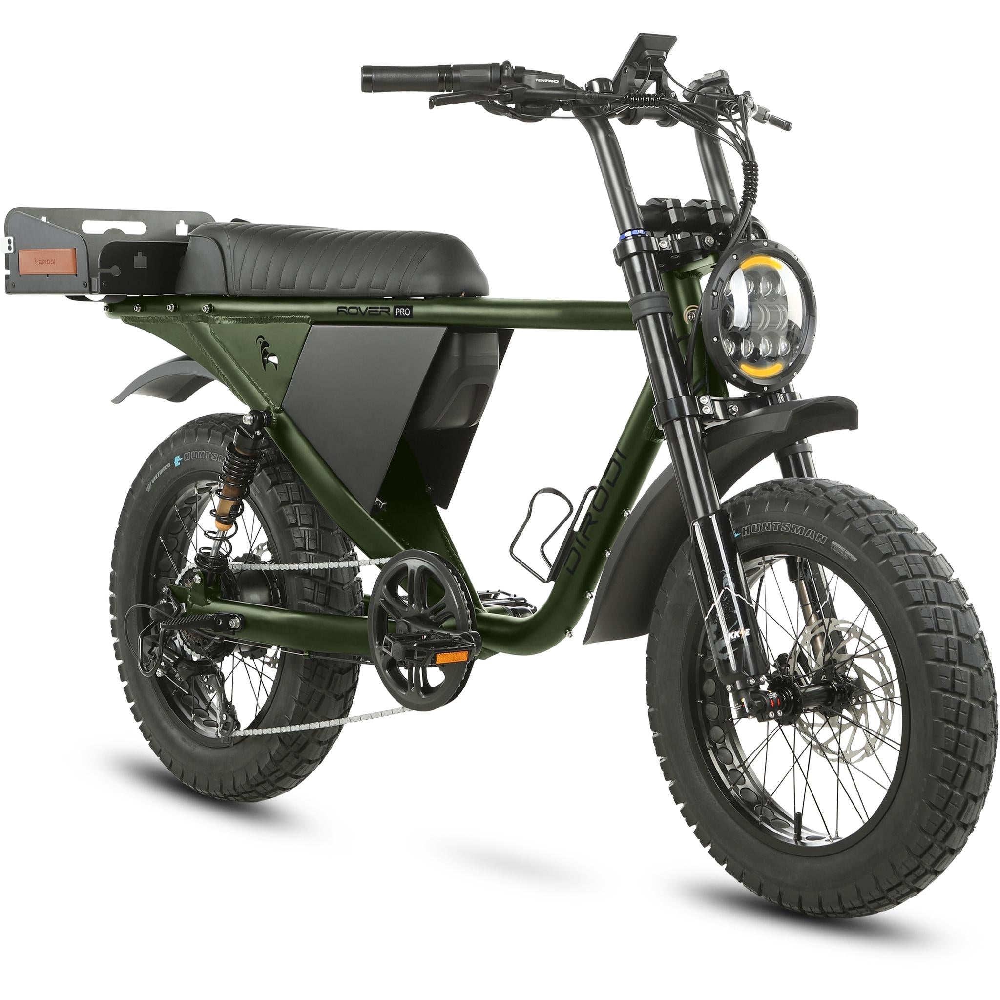 Dirodi Rover Pro 250W Electric Fat Bike Racing Green
