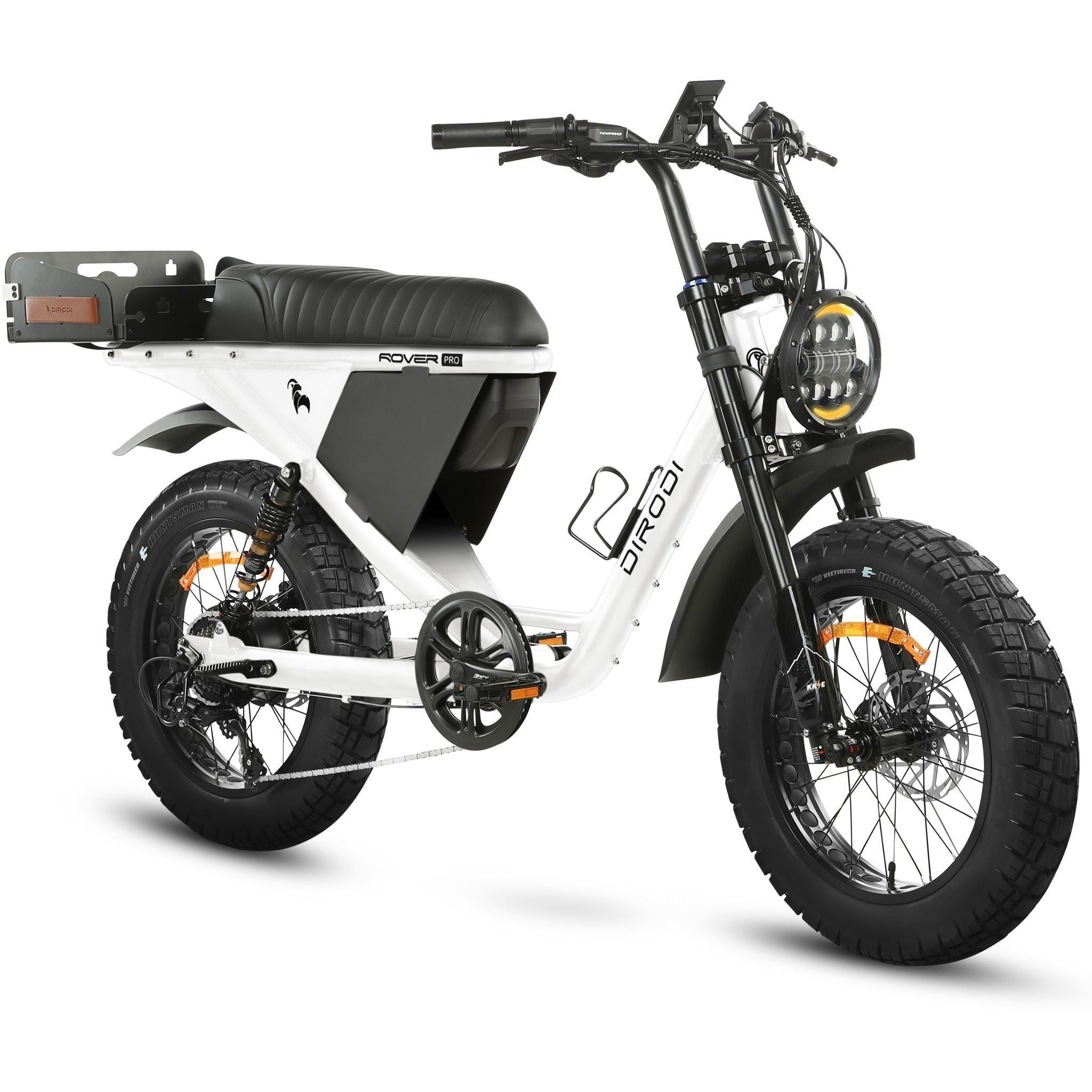DiroDi Rover Pro ST 250W Electric Fat Bike Pearl White