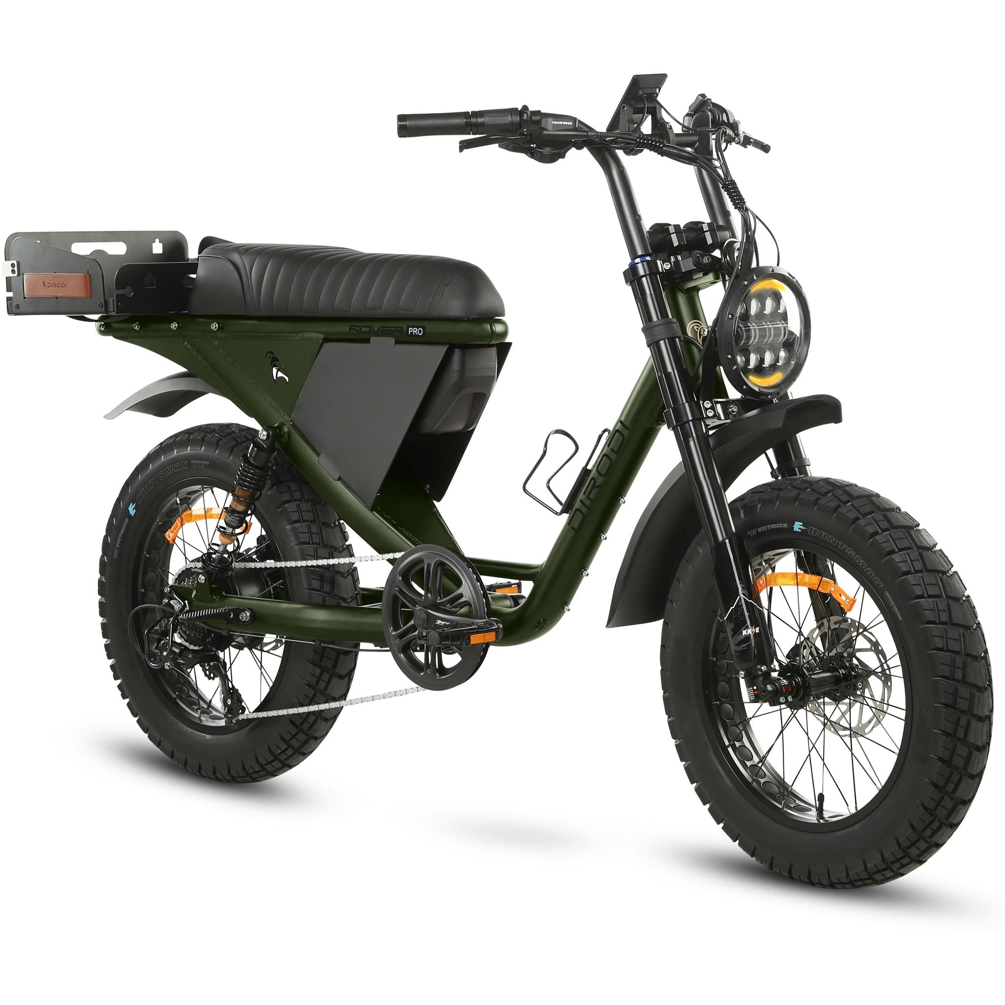 Dirodi Rover Pro ST 250W Electric Fat Bike Racing Green