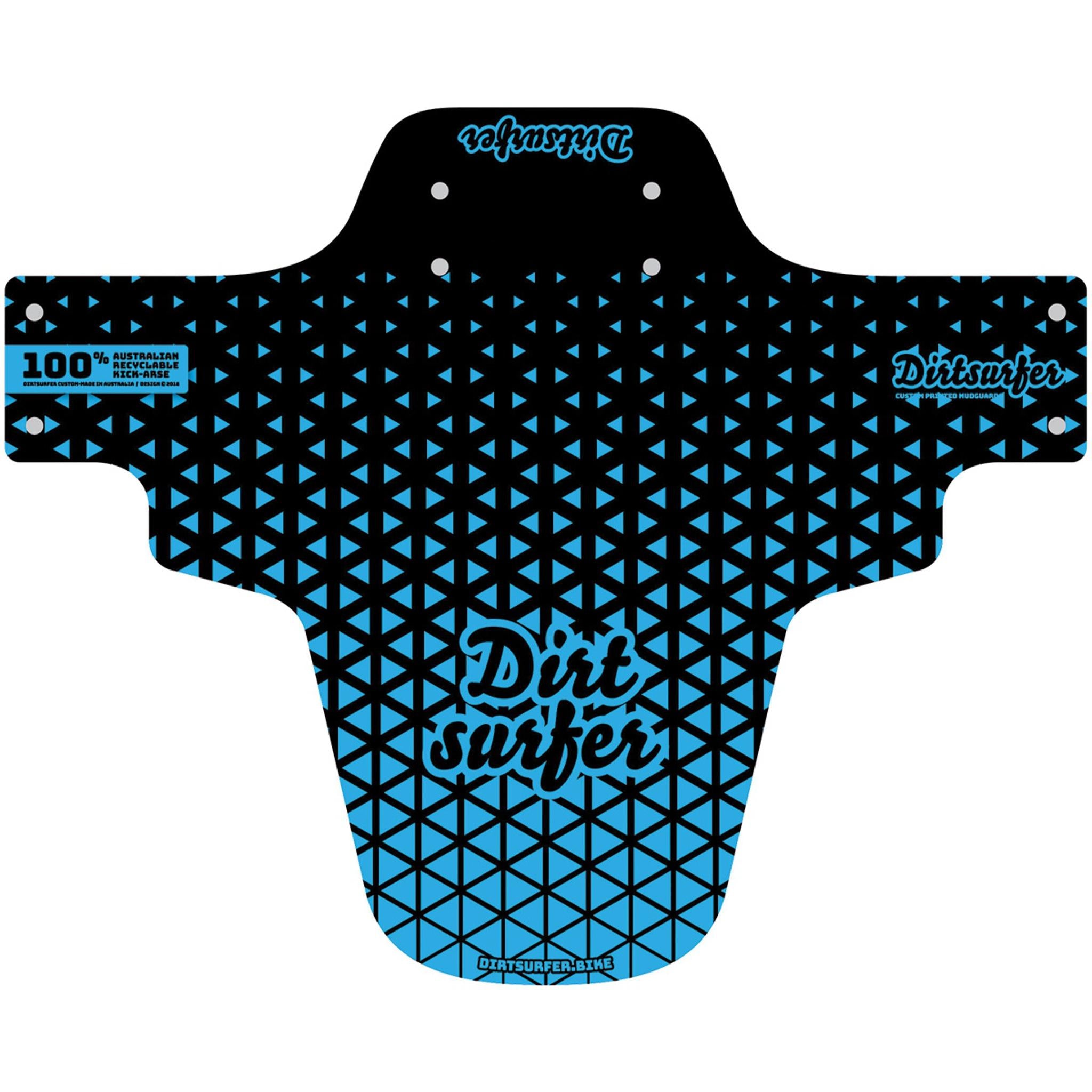 Dirtsurfer Front Mudguard Speedgrid Blue