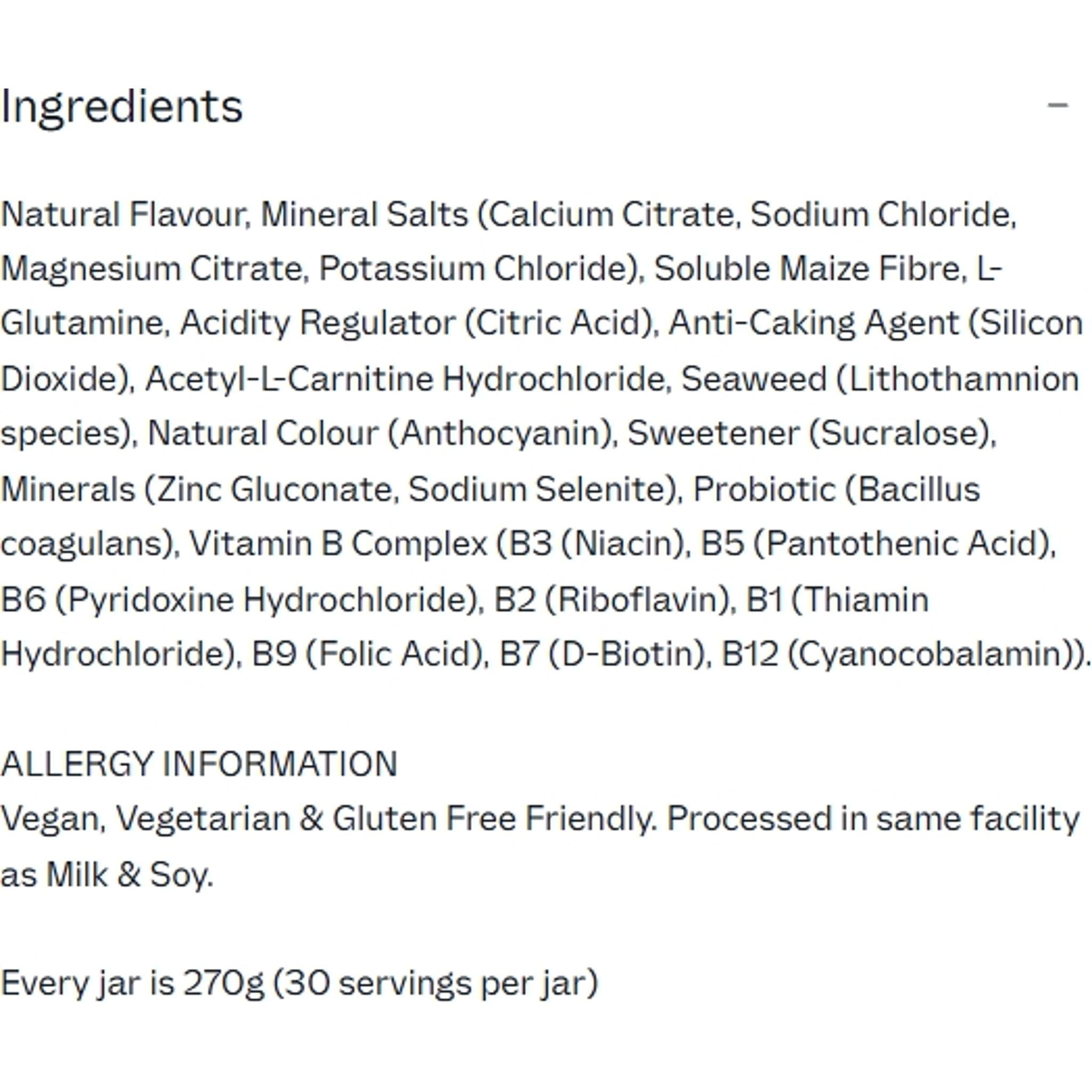 Dr. Hydrate Hydration Mix Jar 270g Grape (30 serves)