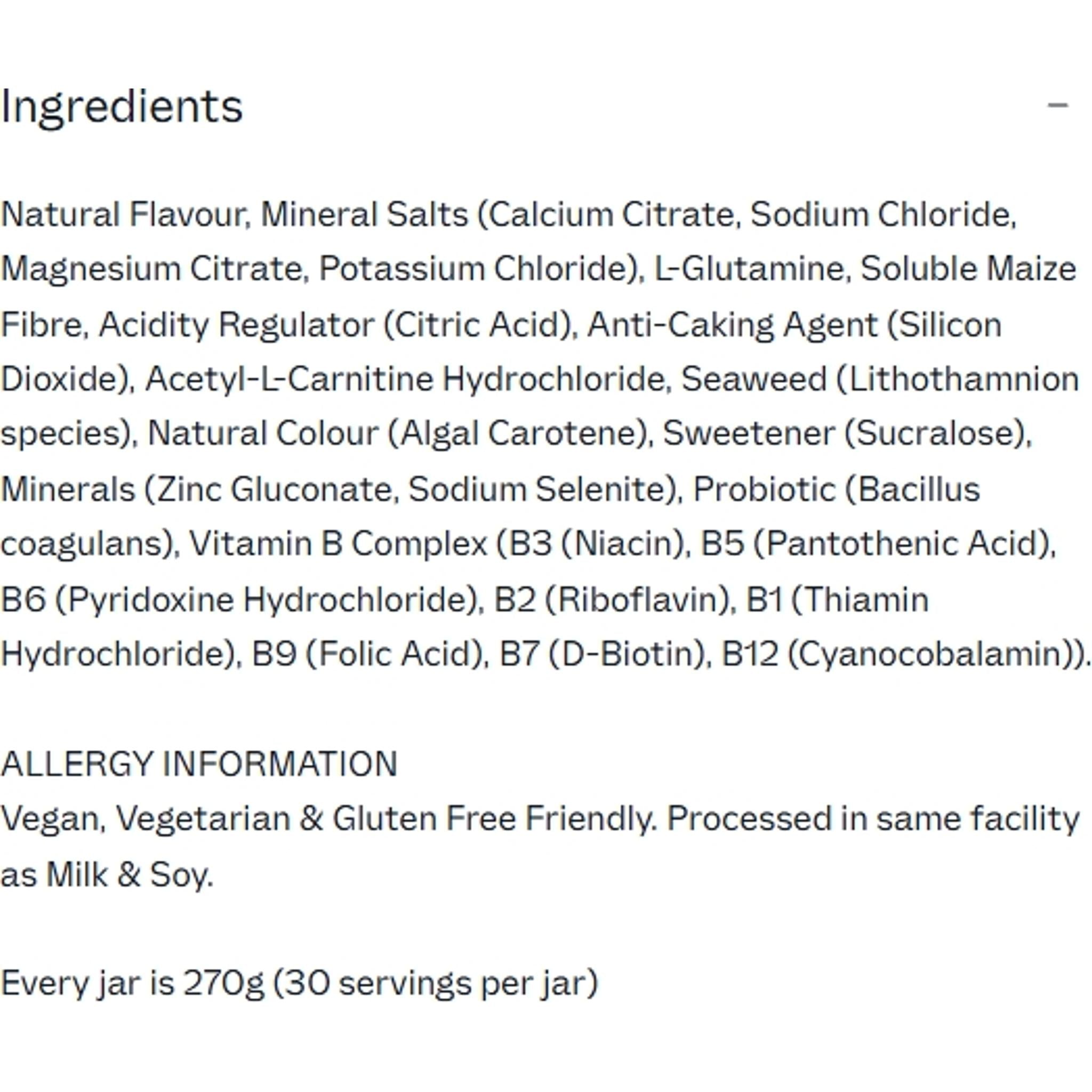 Dr. Hydrate Hydration Mix Jar 270g Mango Passionfruit (30 serves)