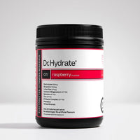 Dr. Hydrate Hydration Mix Jar 270g Raspberry (30 serves)