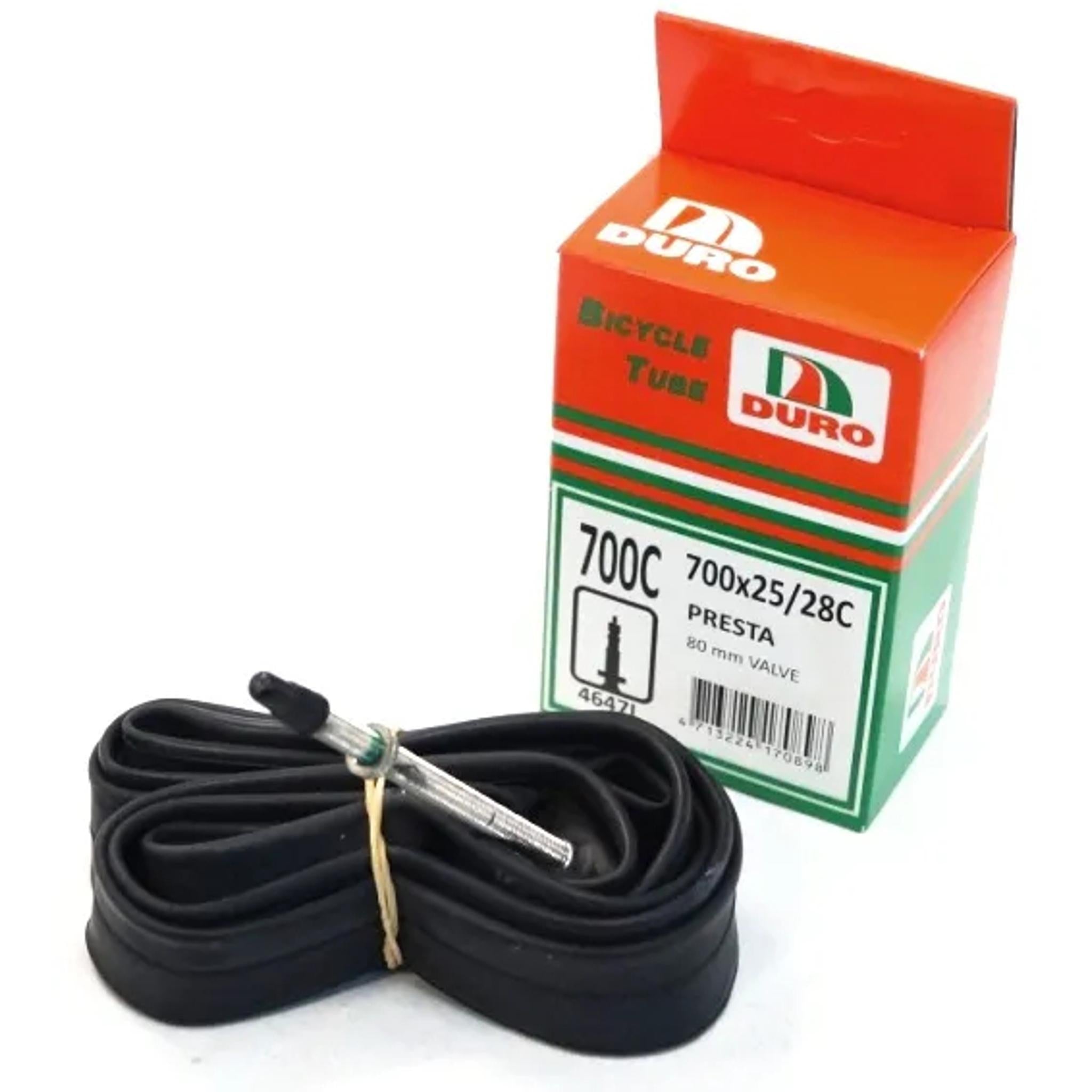 Duro Long Presta Valve Inner Tube 700x25/28c