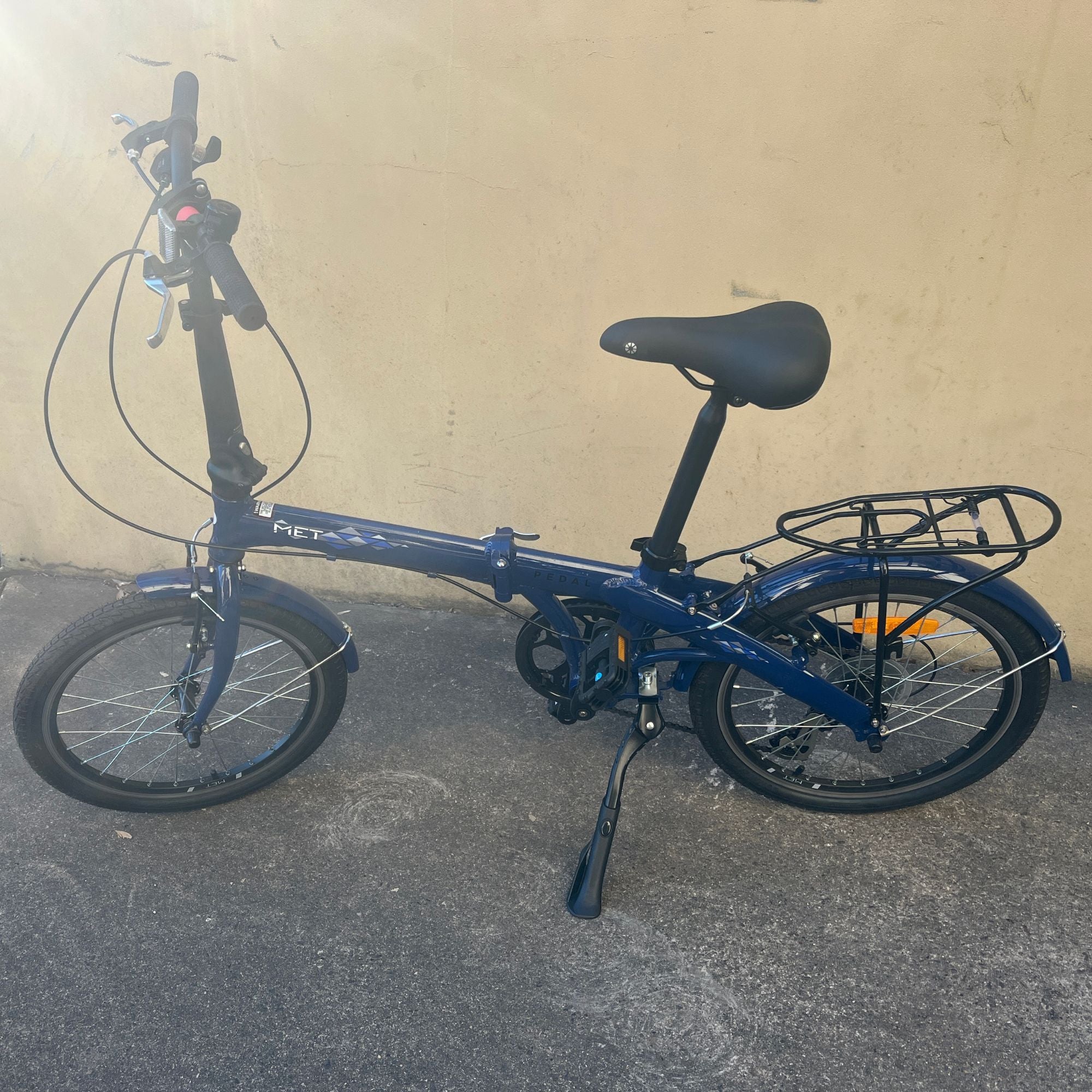 EX-DEMO Pedal Met Folding Bike Dark Blue UNI