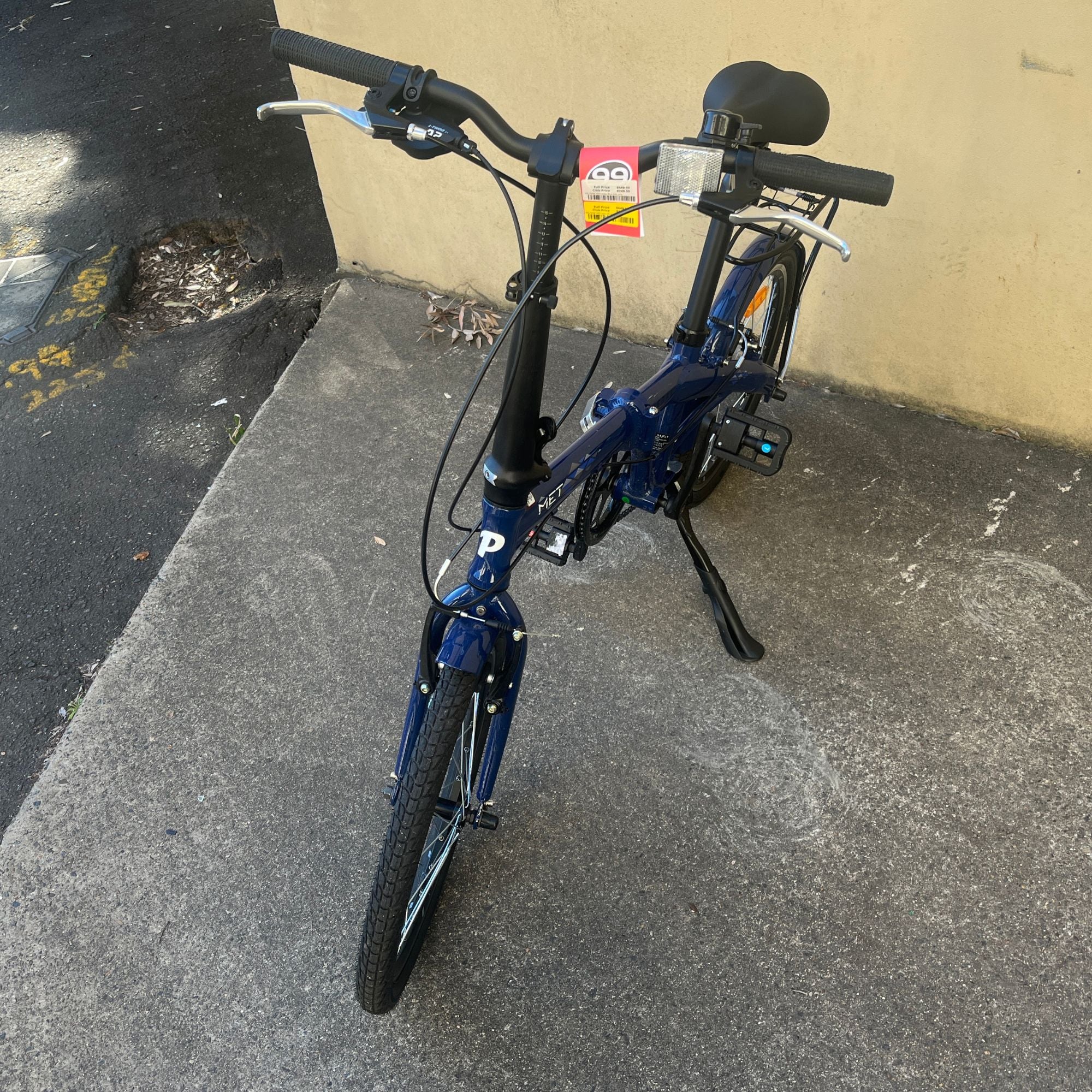 EX-DEMO Pedal Met Folding Bike Dark Blue UNI
