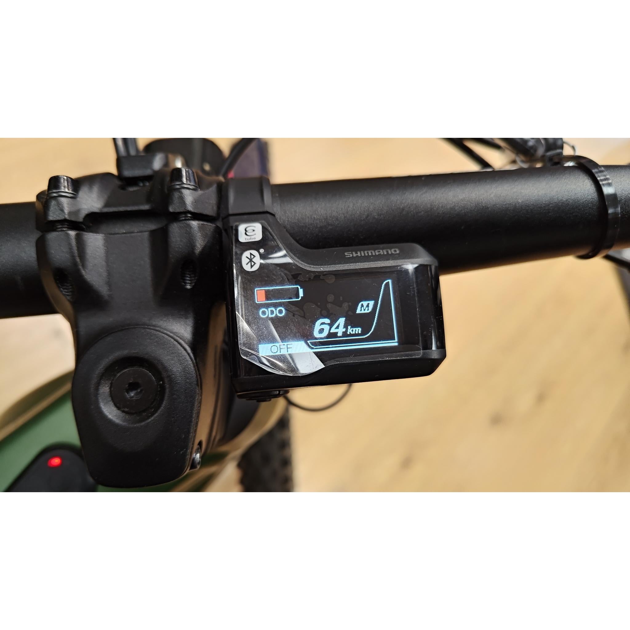 EX-DEMO Merida eOne-Sixty 675 Electric Dual Suspension Mountain Bike Silk Fog Green/White (Small)