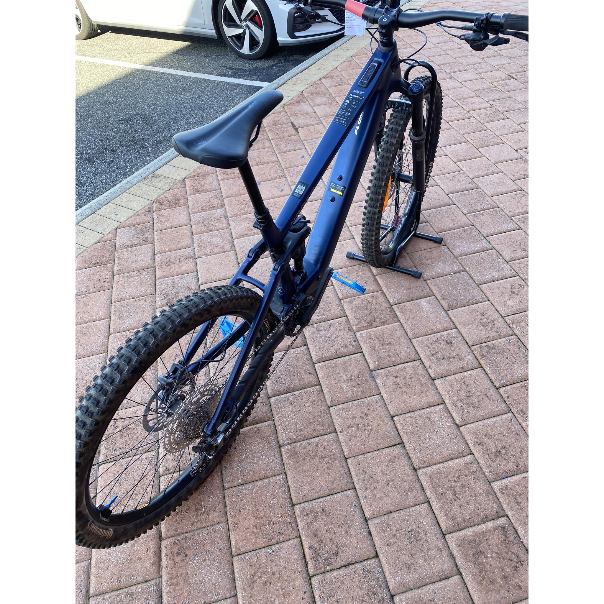 EX-DEMO Norco Fluid VLT C3 140 Dual Suspension Mountain Bike Blue (Large)
