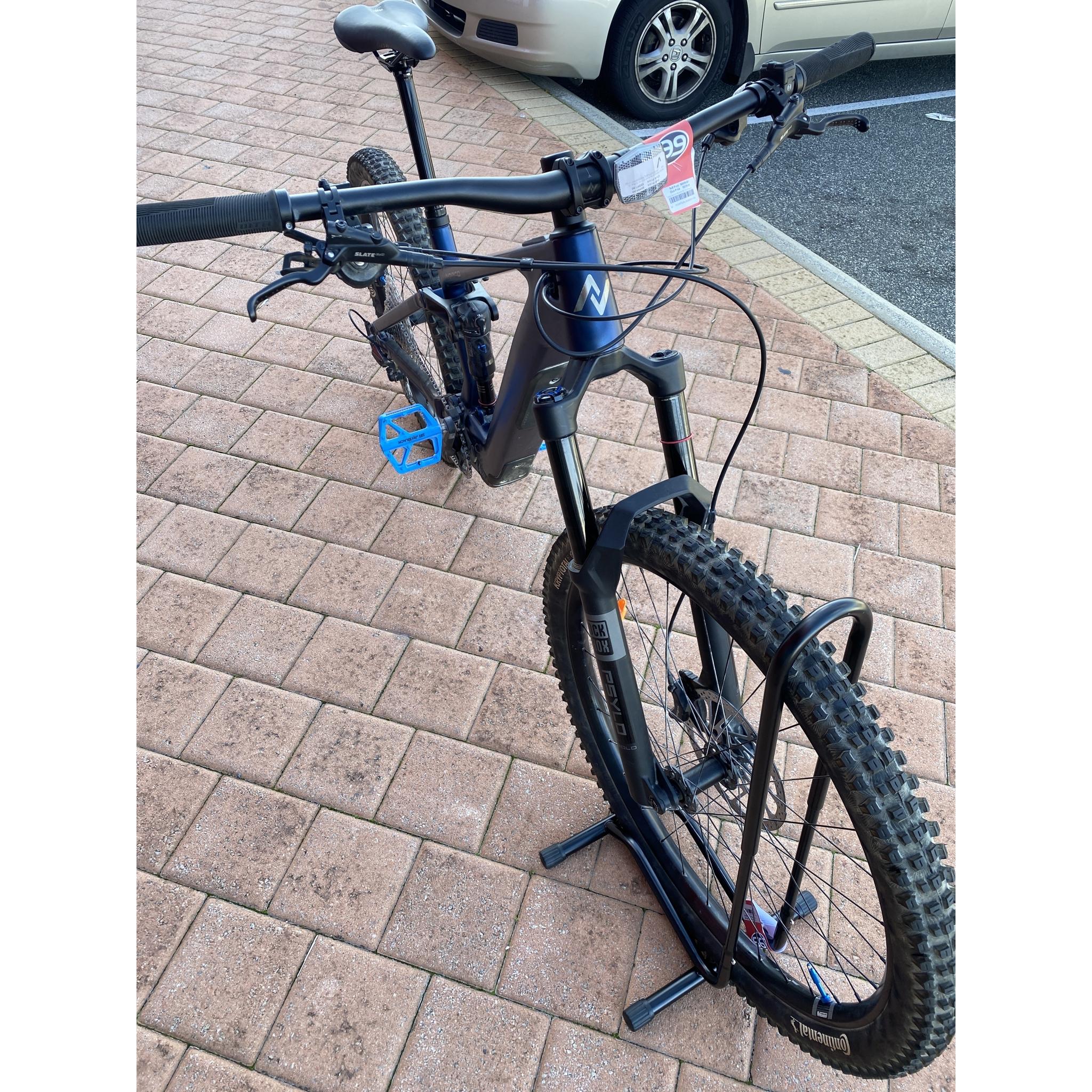EX-DEMO Norco Fluid VLT C3 140 Dual Suspension Mountain Bike Blue (Large)
