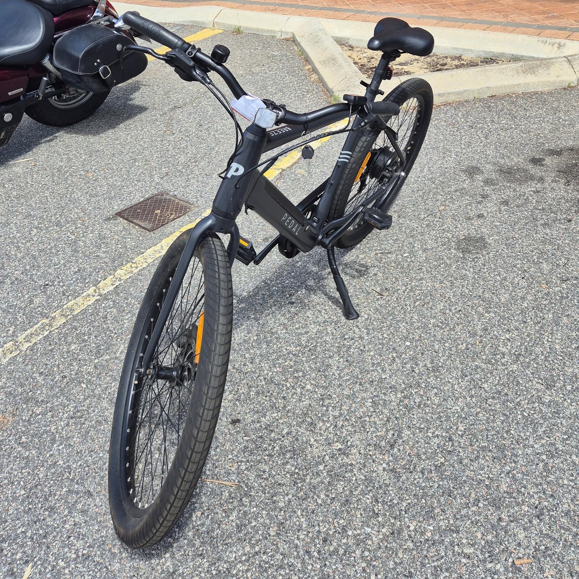 EX-DEMO Pedal Breeze Electric Cruiser Bike Grey (Large)