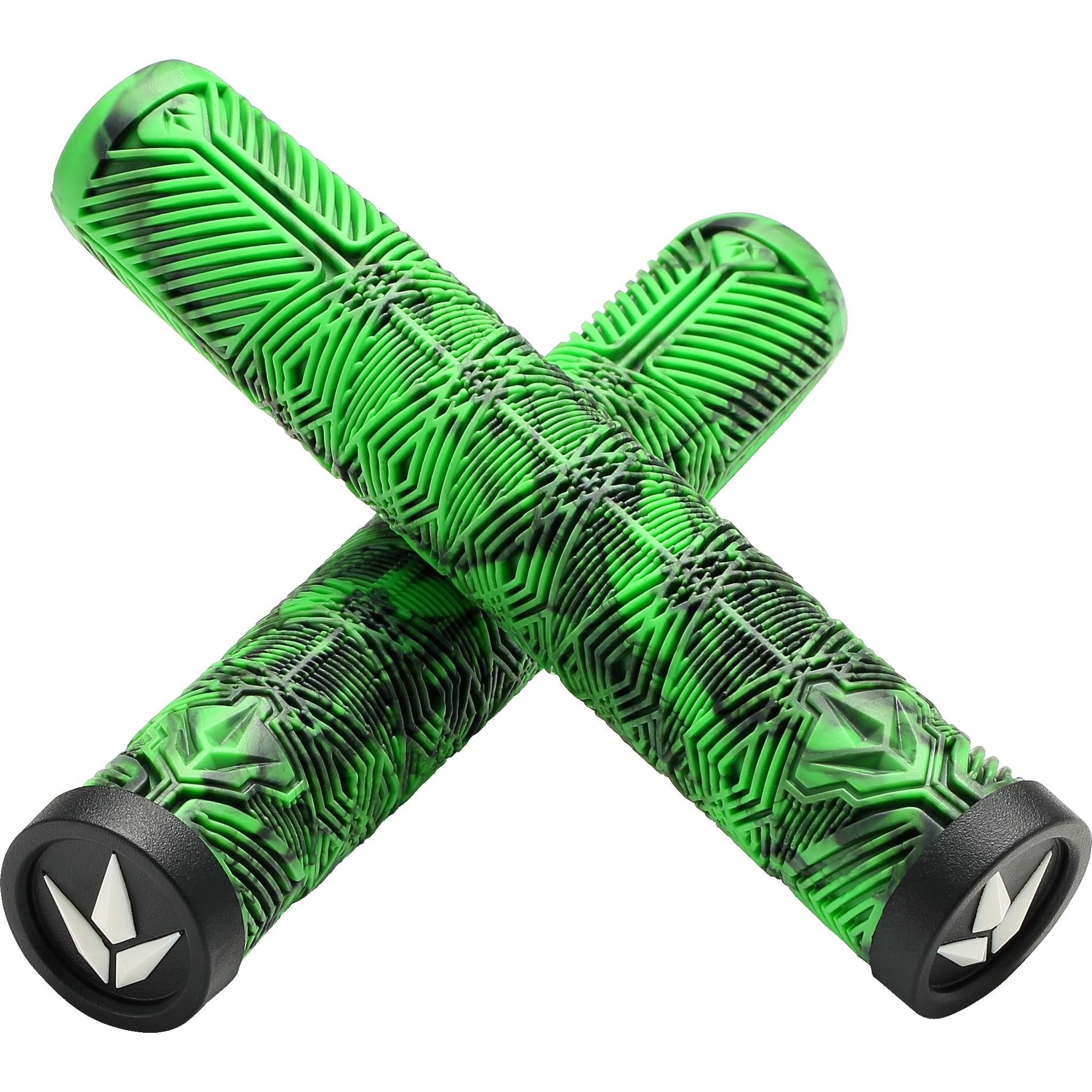 Envy Scooter Hand Grips V3 160mm Green/Black