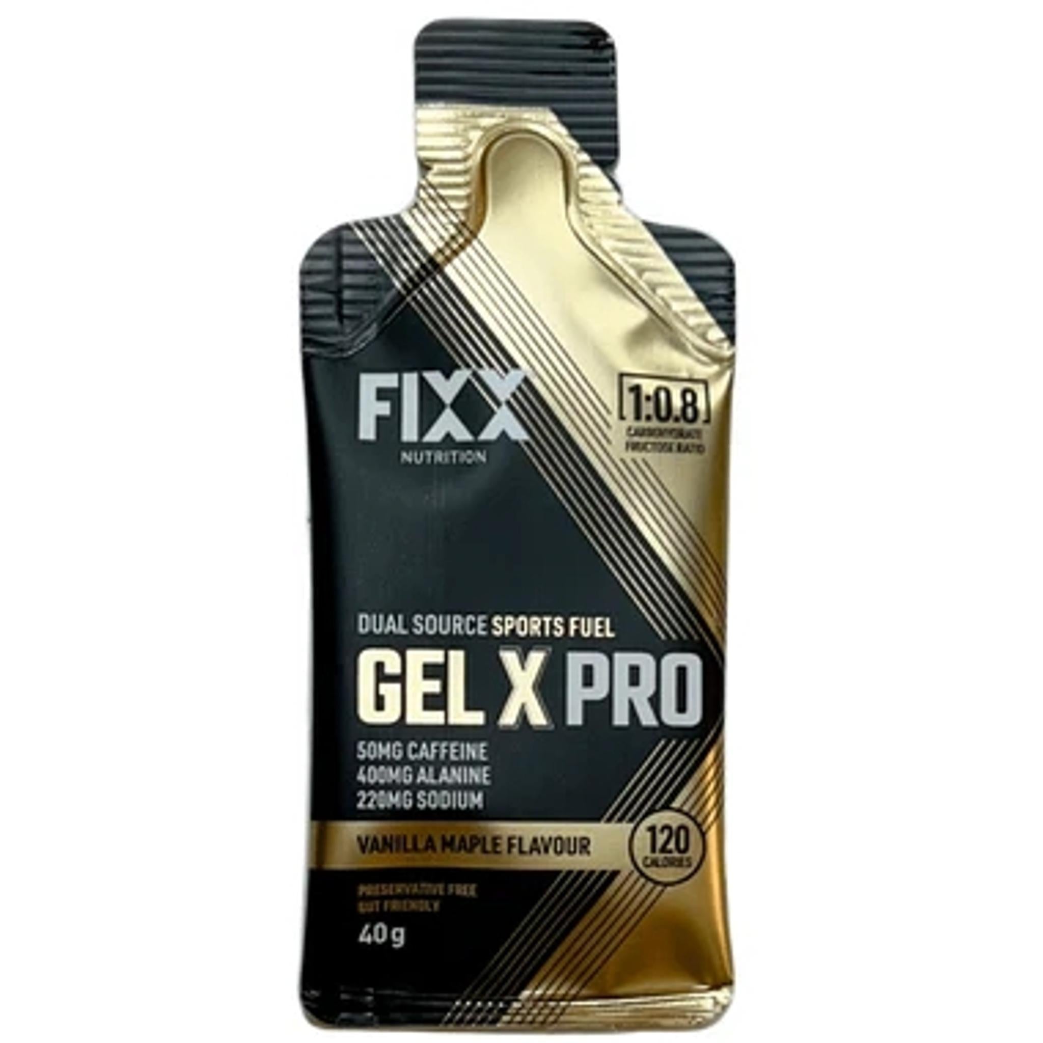 FIXX Gel X PRO Energy Gel 40g Vanilla Maple