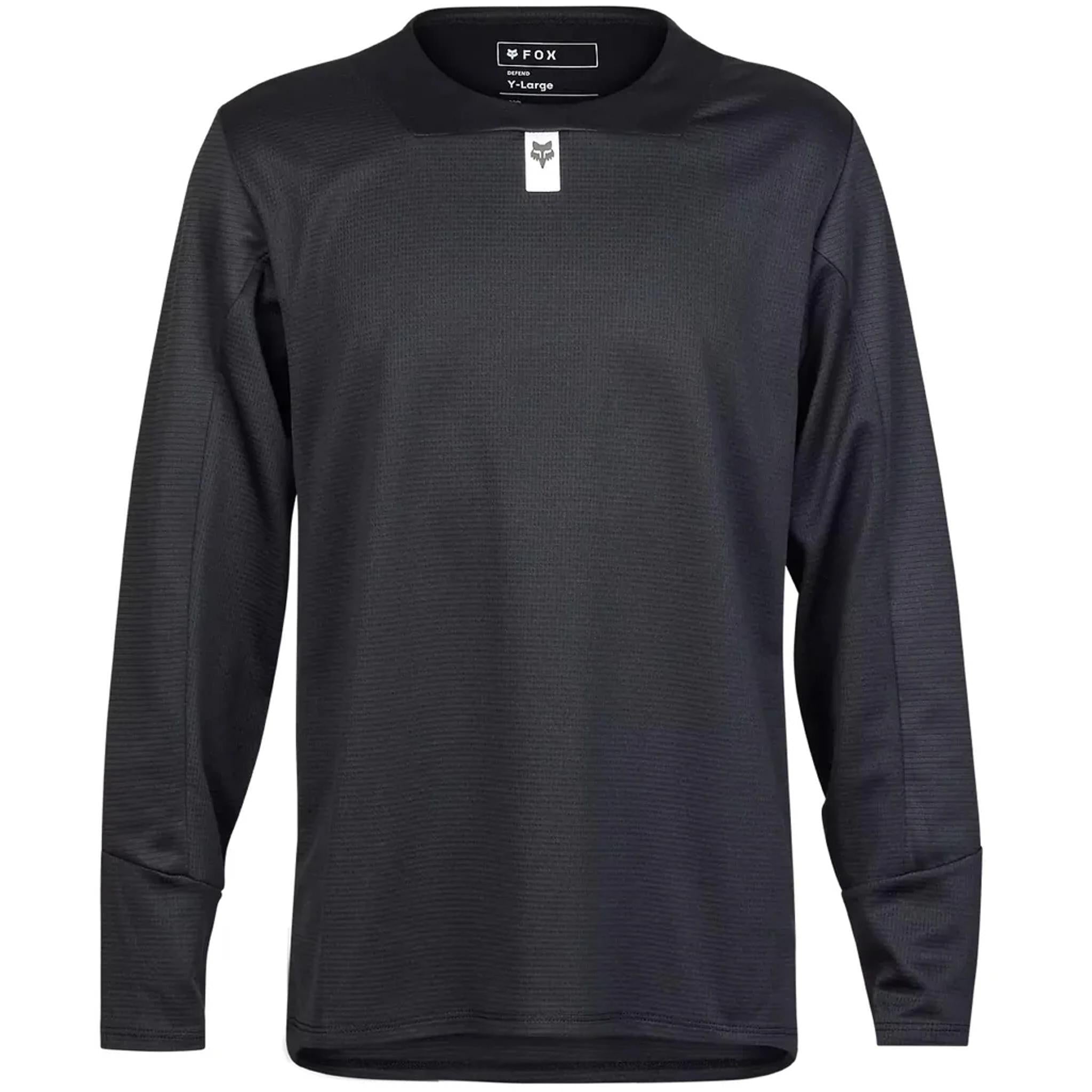 Fox Defend Youth Long Sleeve Jersey Black