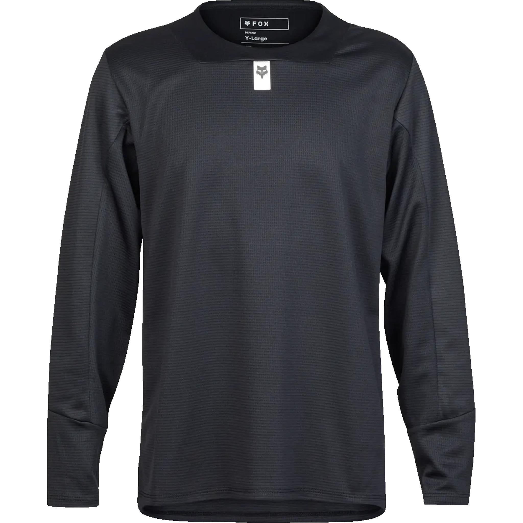 Fox Defend Youth MTB Long Sleeve Jersey Black