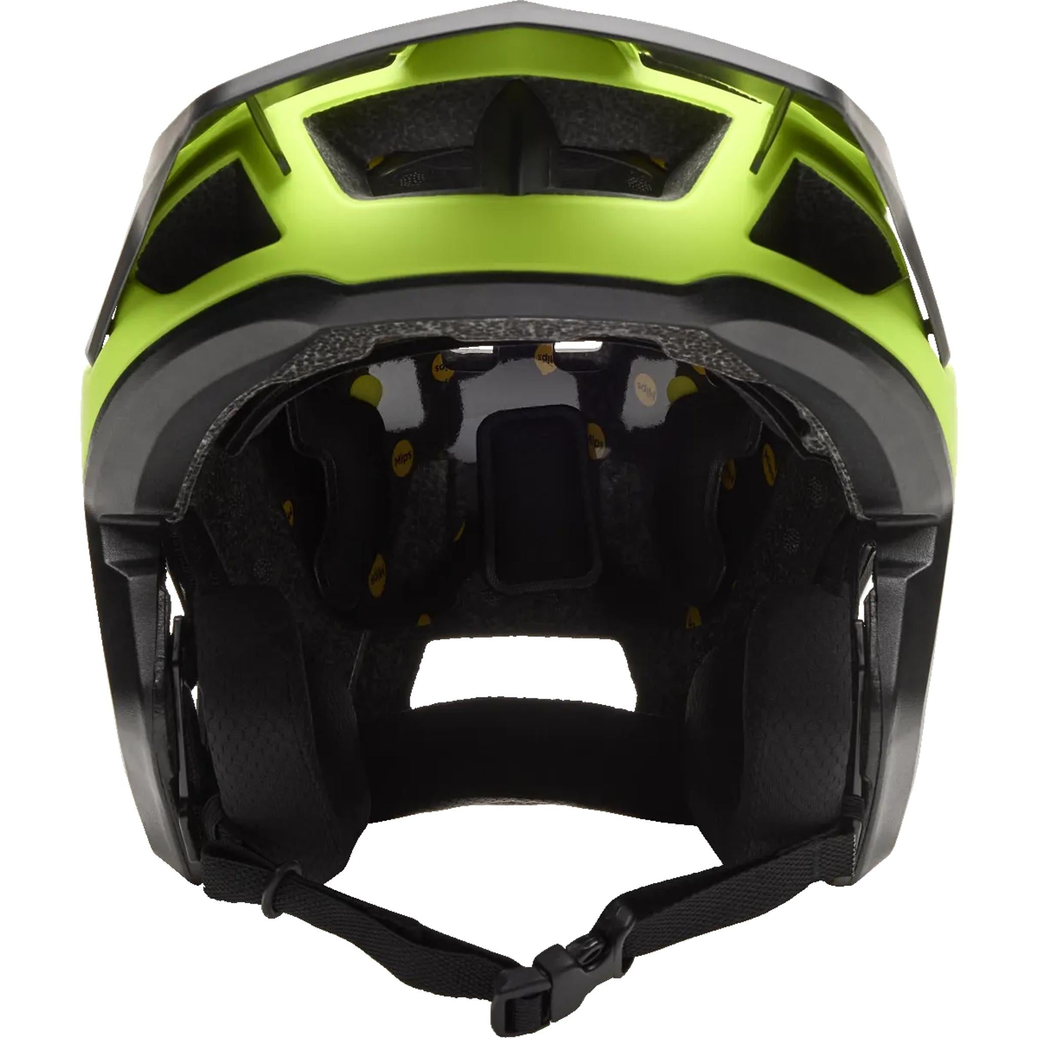 Fox Dropframe MIPS MTB Helmet Fluorescent Yellow