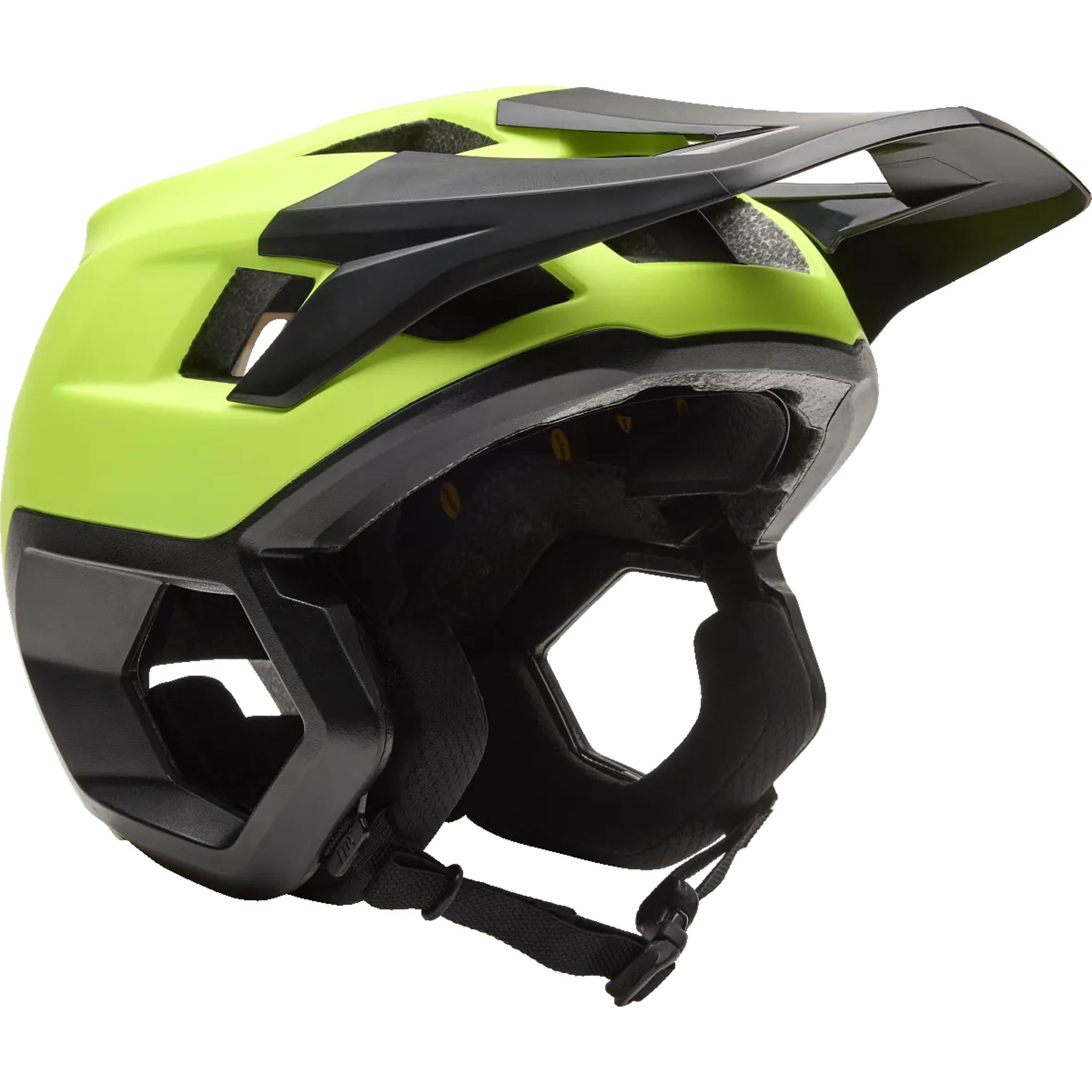 Fox Dropframe MIPS MTB Helmet Fluorescent Yellow