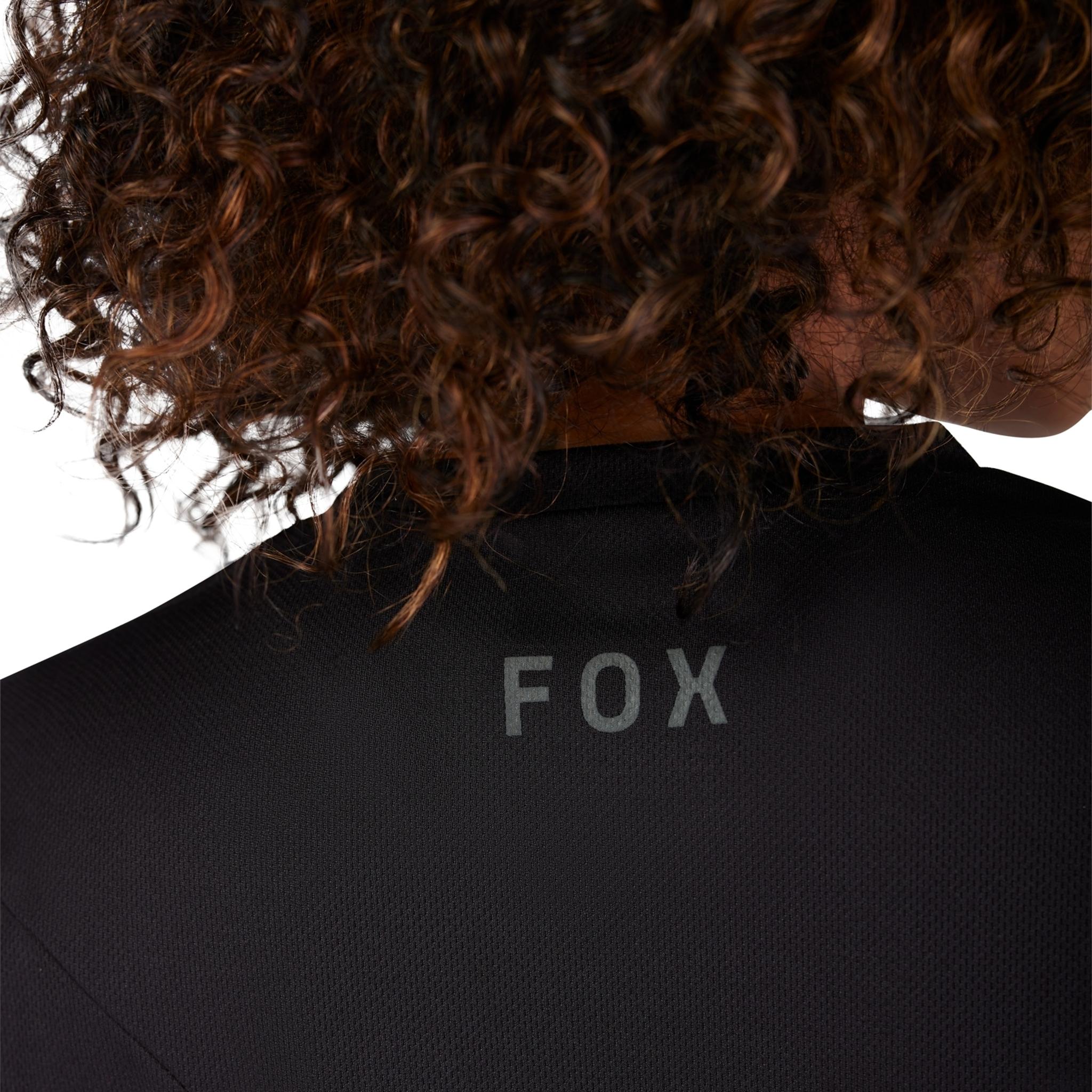 Fox Ranger Womens Long Sleeve MTB Jersey Black/Fox Head