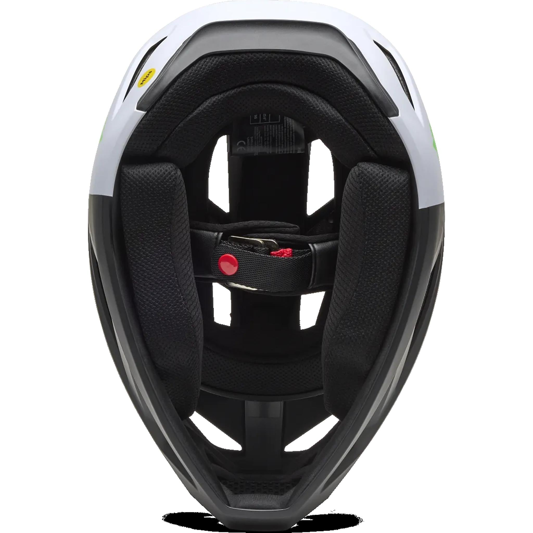 Fox Youth Rampage 5050 MIPS Full Face MTB Helmet Black/White