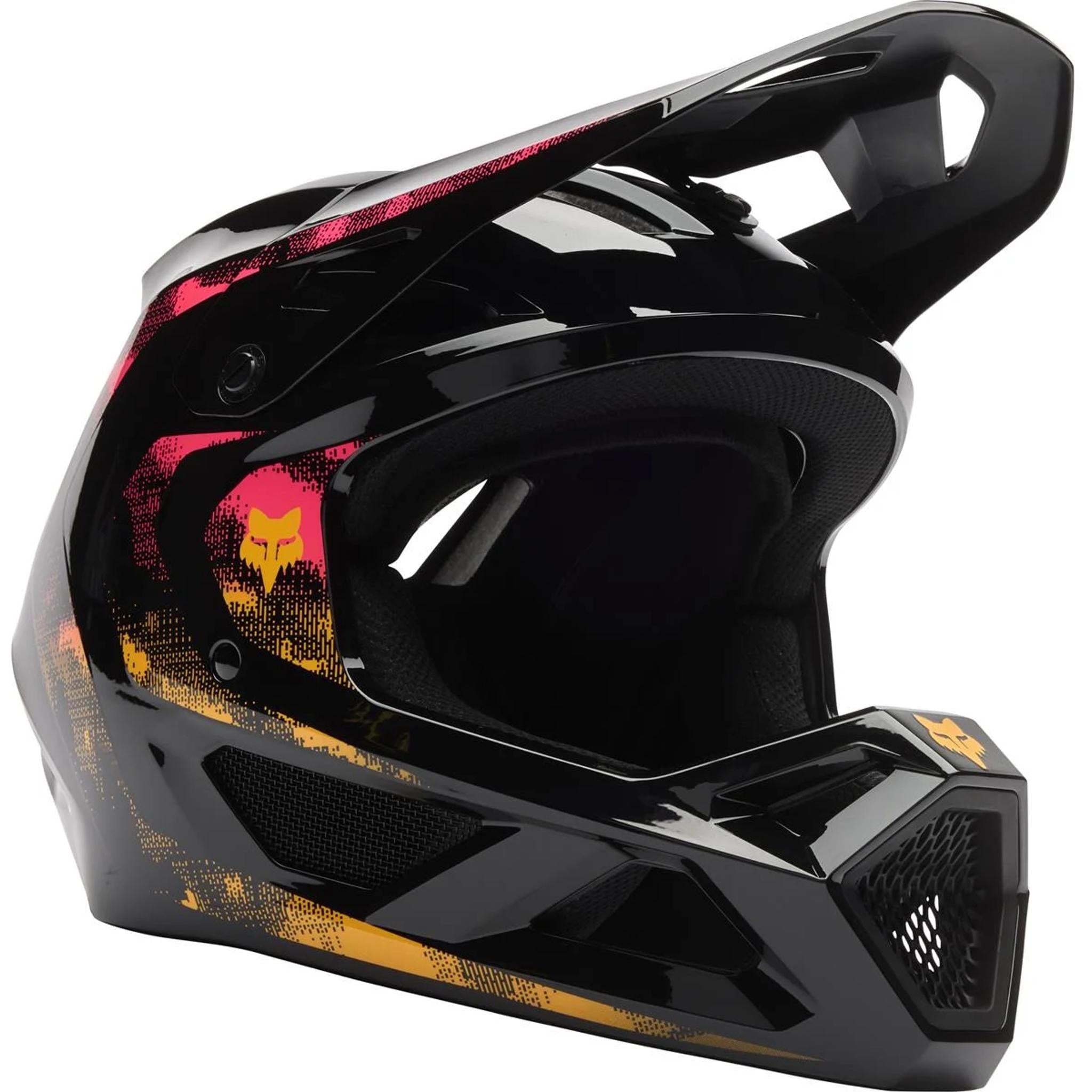 Fox Youth Rampage Kairos MIPS Full Face MTB Helmet Tangerine