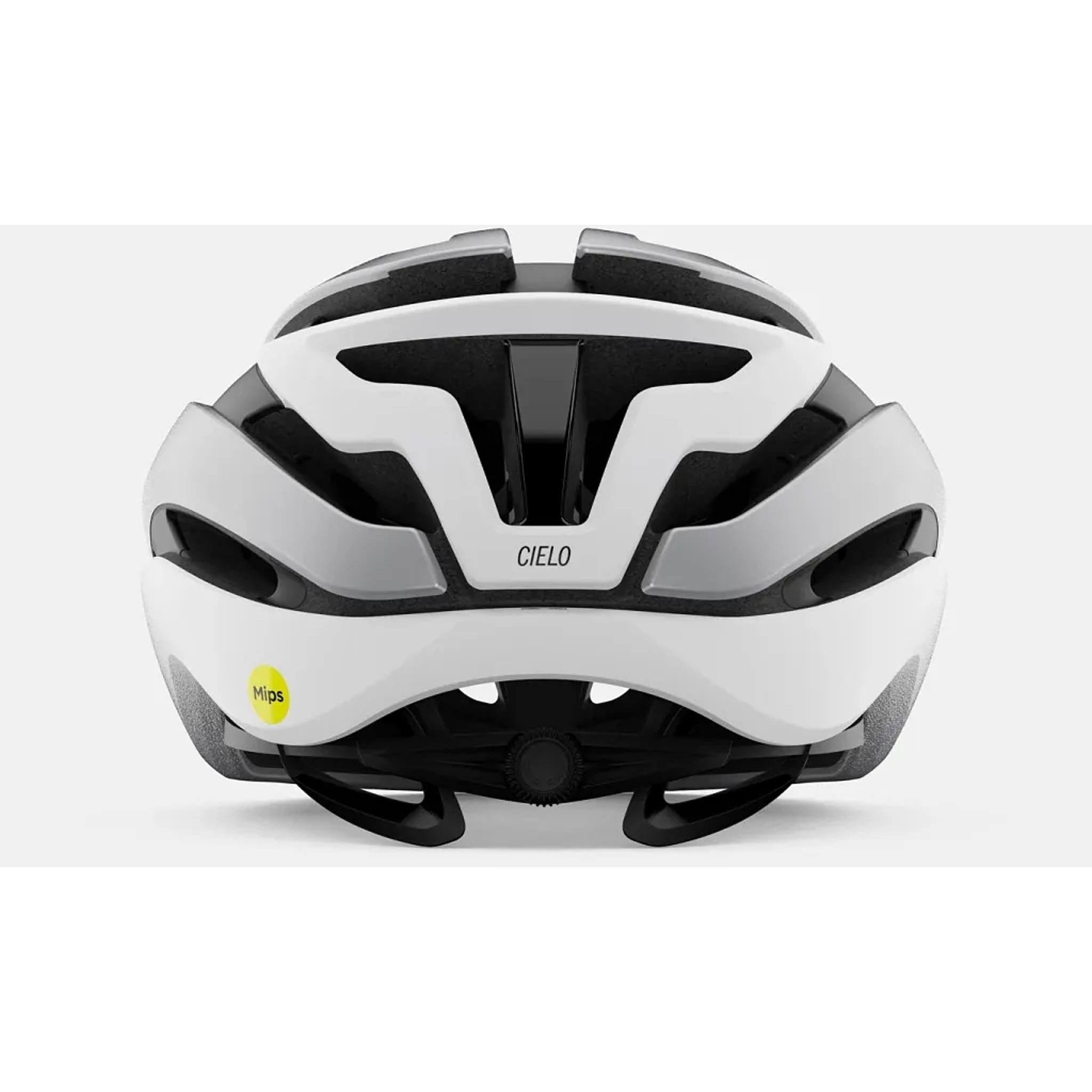Giro Cielo MIPS Road Helmet White/Silver Fade 2025