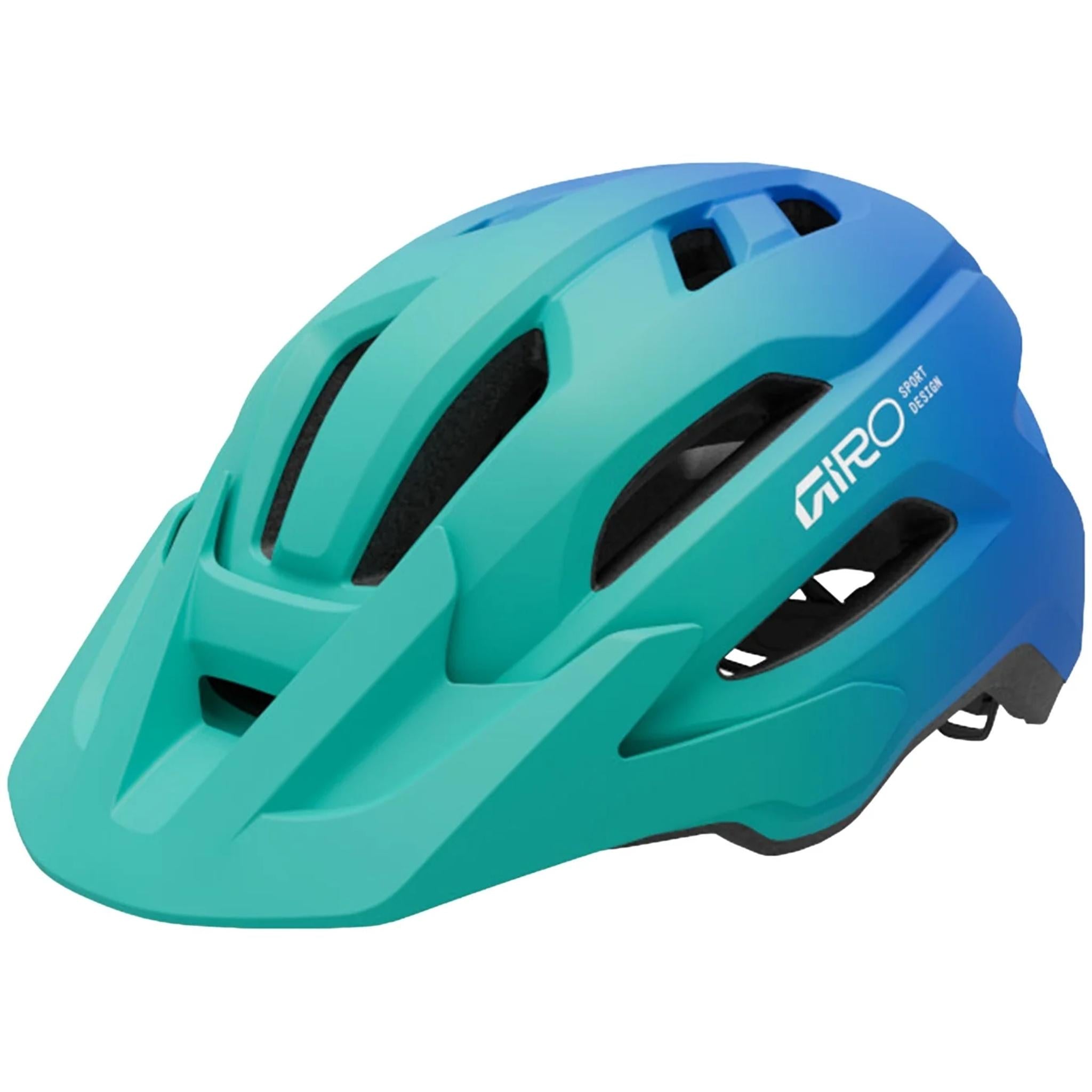 99 bikes giro helmet Giro Fixture II Youth MIPS MTB Helmet Aqua Green/Blue Jewel Fade UNI