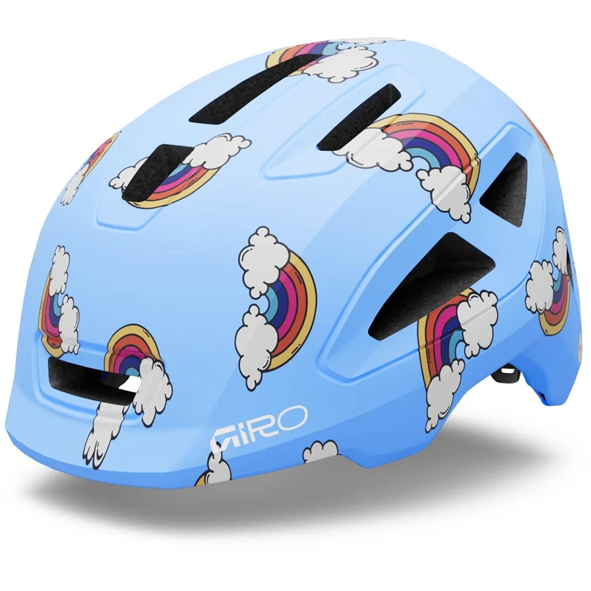 Giro Scamp II MIPS Kids Helmet Blue/Rainbows