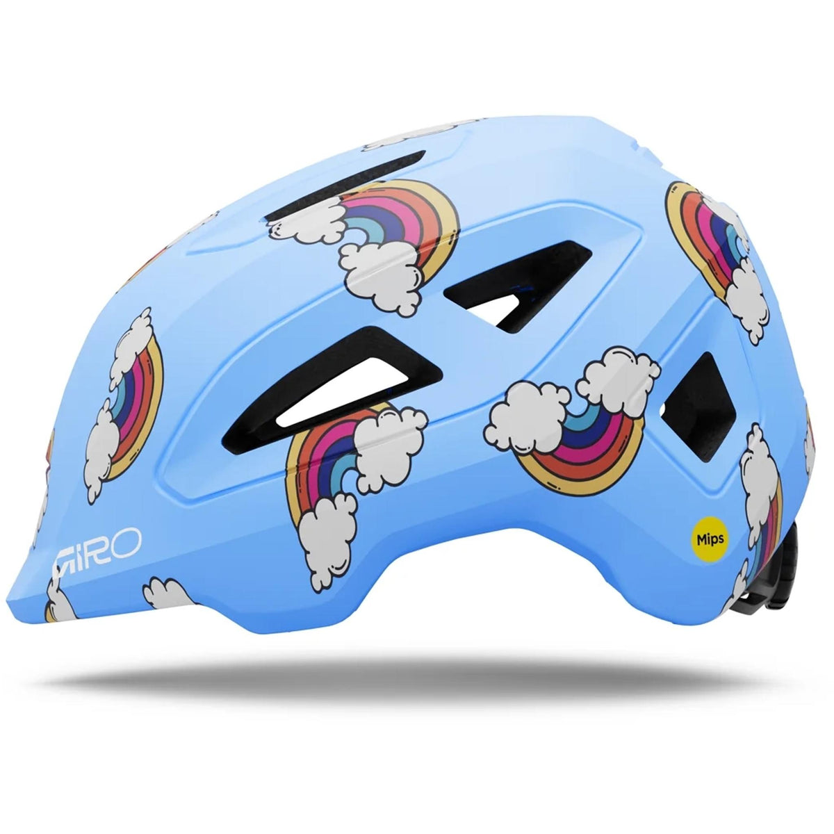 Giro Scamp II MIPS Kids Helmet Blue/Rainbows