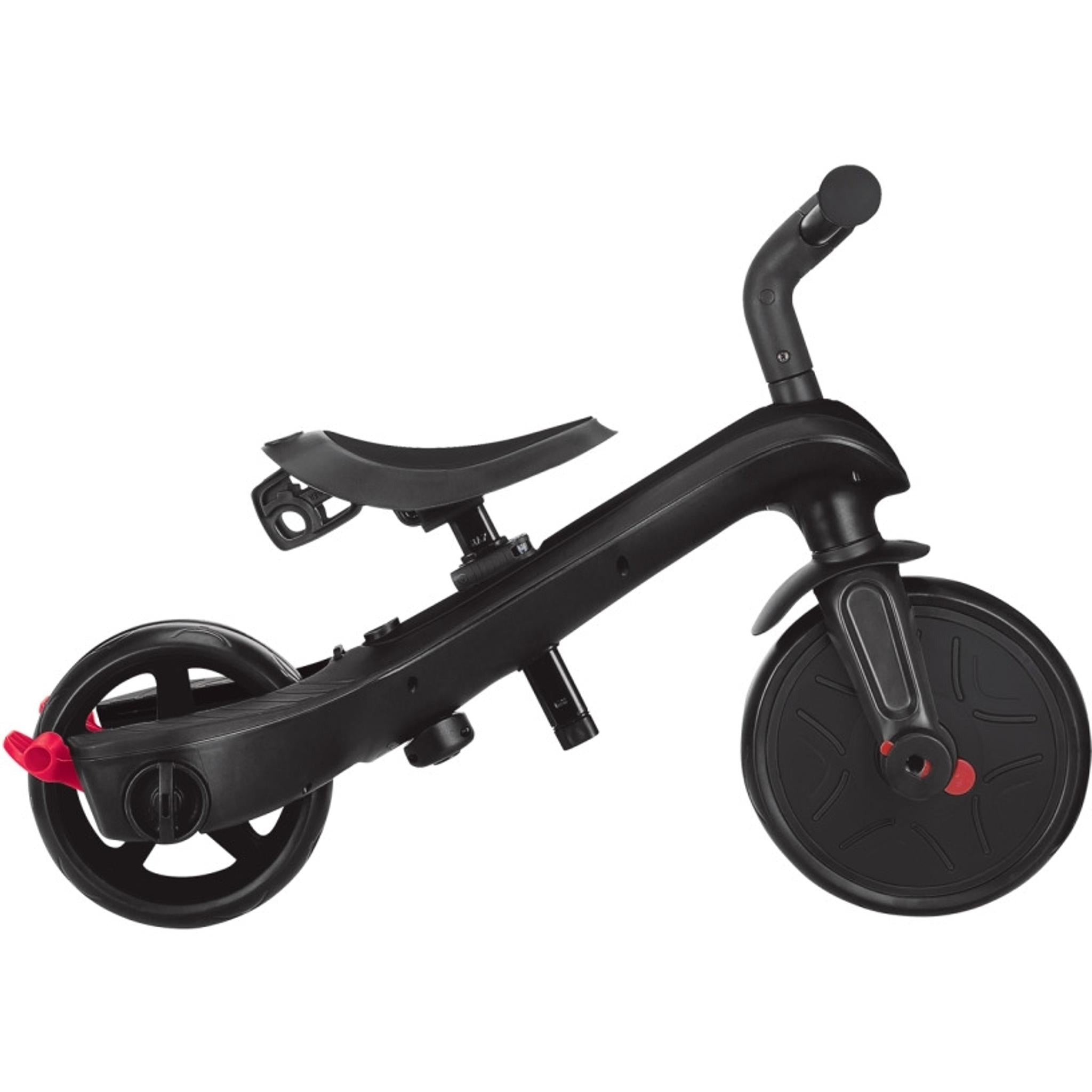 Globber Explorer 4in1 Kids Trike w/ Folding Canopy Black